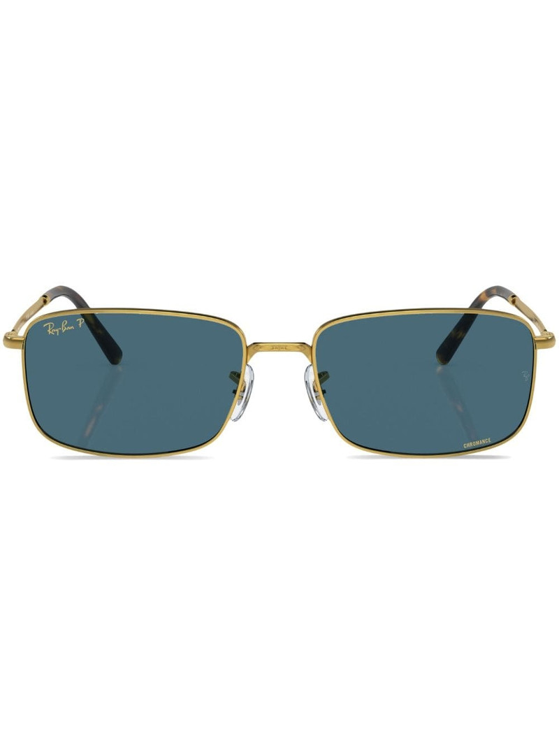 tinted-lenses square-frame sunglasses 1