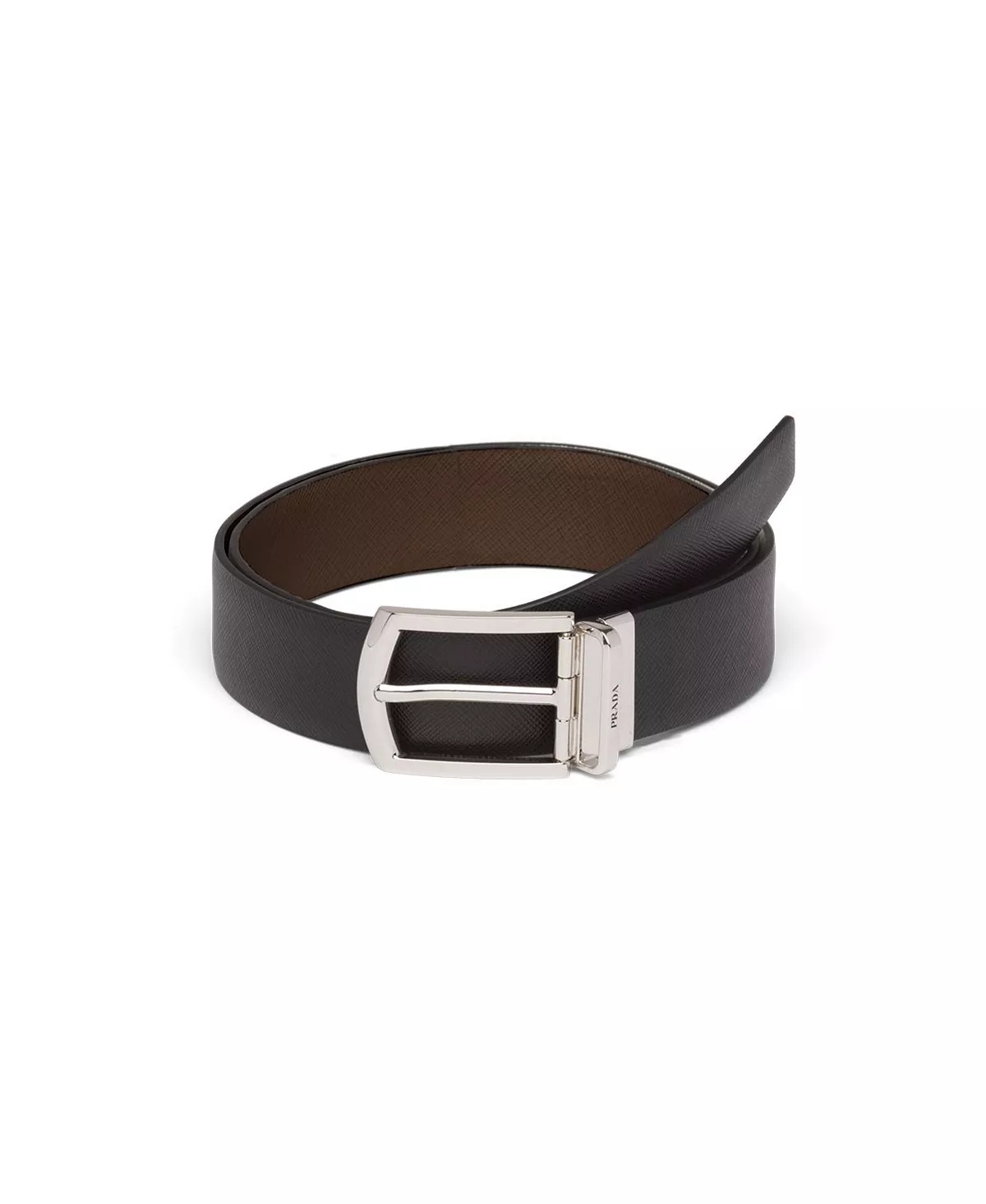 Reversible Saffiano Leather Belt - 1