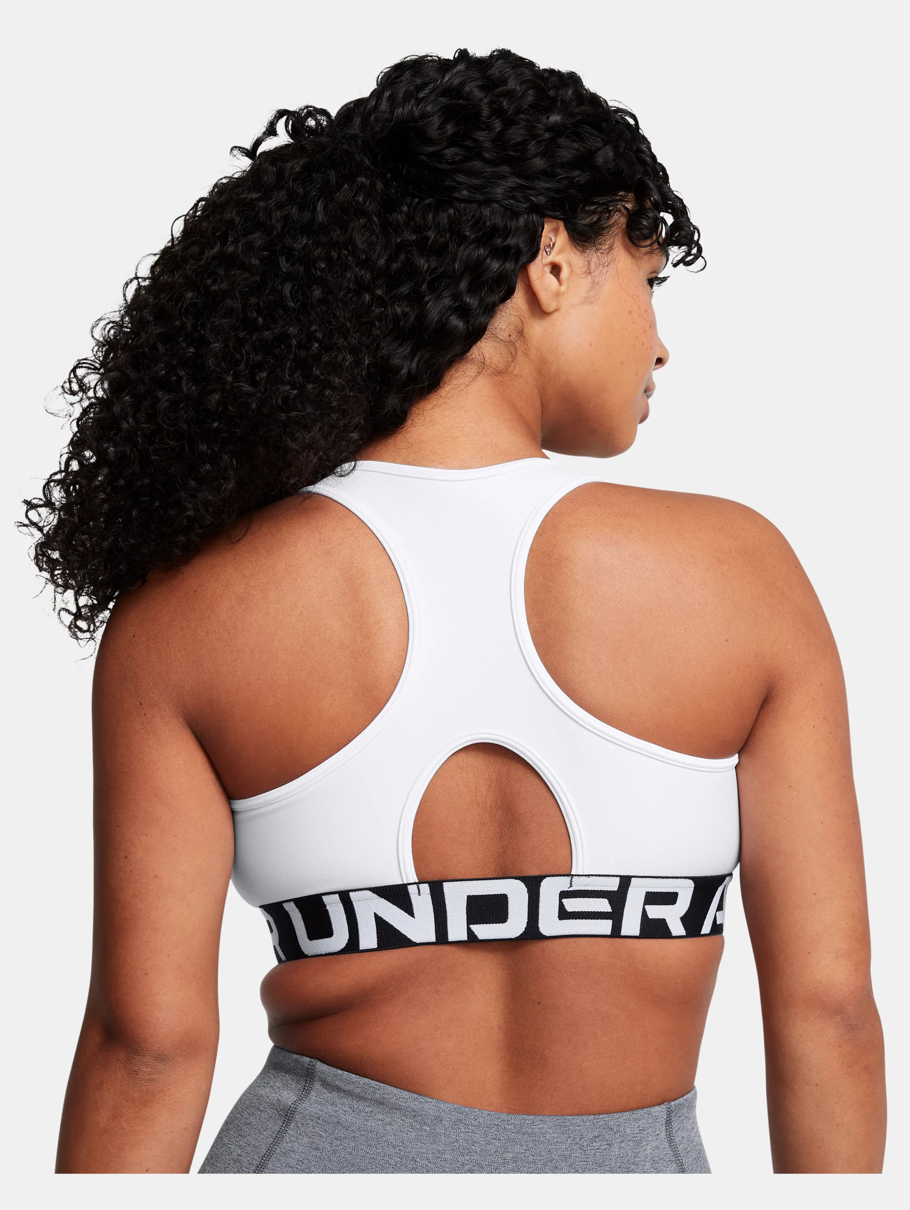 Women's HeatGear® Armour Mid Branded Sports Bra - 9