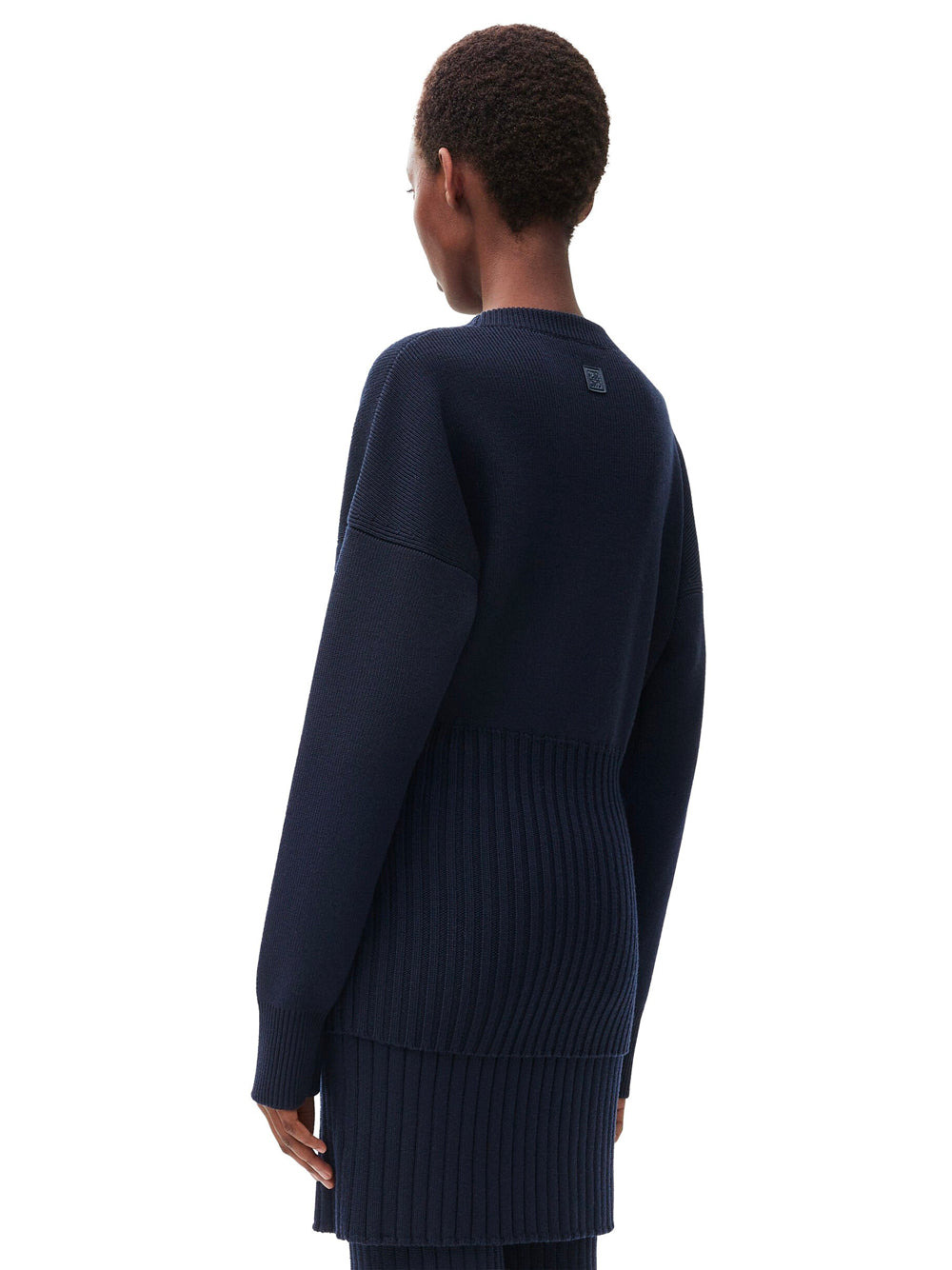 Loewe Women Ribbed Wool Long Sweater - 3