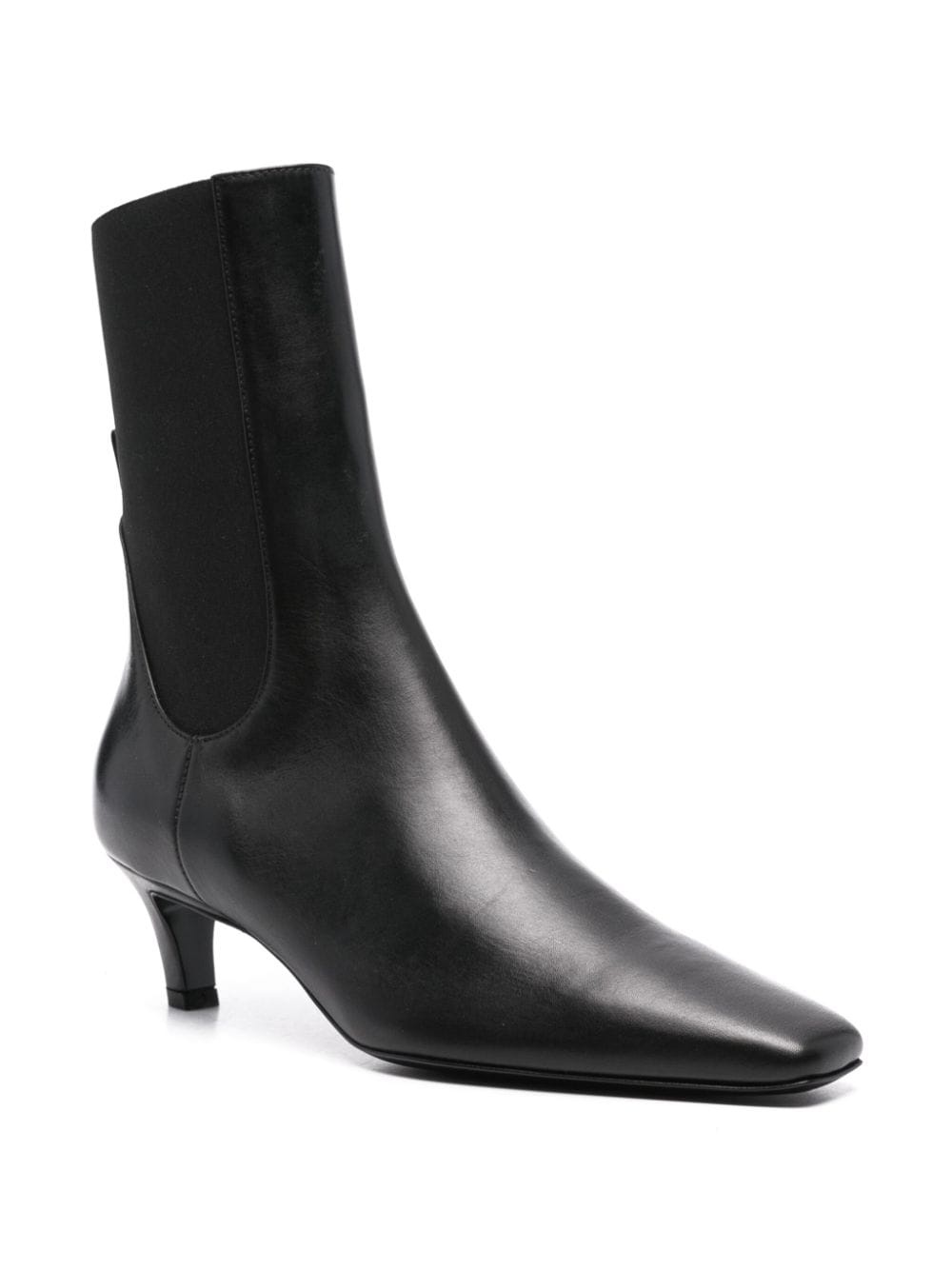 The Mid Heel leather boots - 2