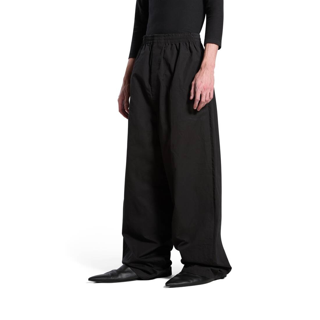Large Pyjama Pants in Black - 5