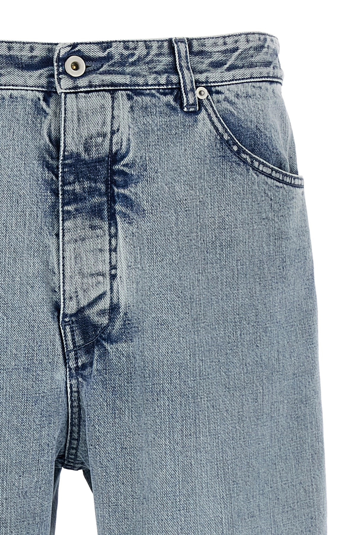 Diagonal cotton jeans - 3
