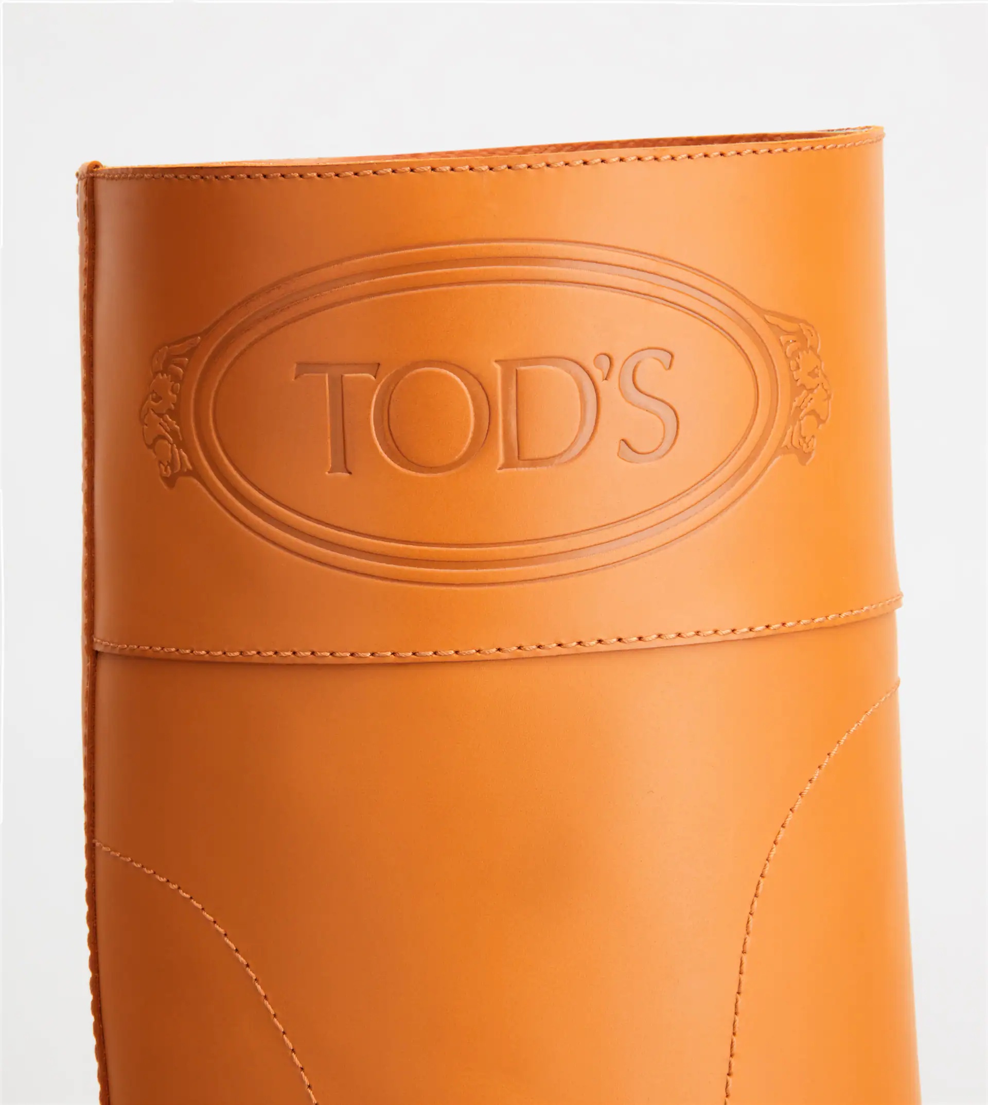 BOOTS IN LEATHER - BROWN - 5