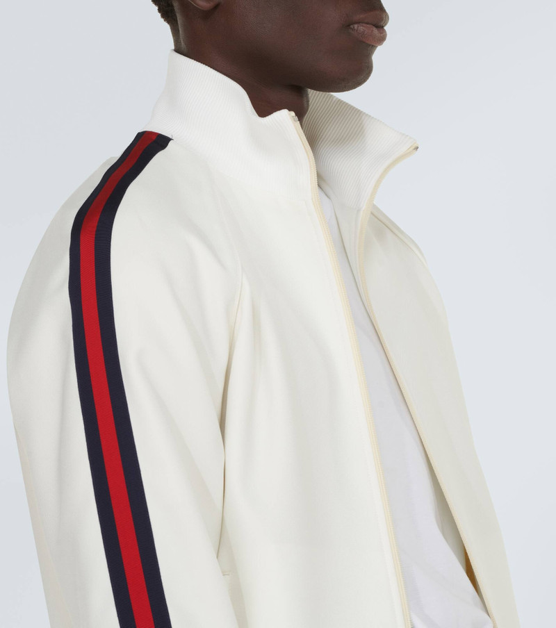 Web Stripe-trim track jacket 5