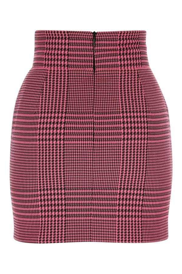 Embroidered polyester blend mini skirt - 2