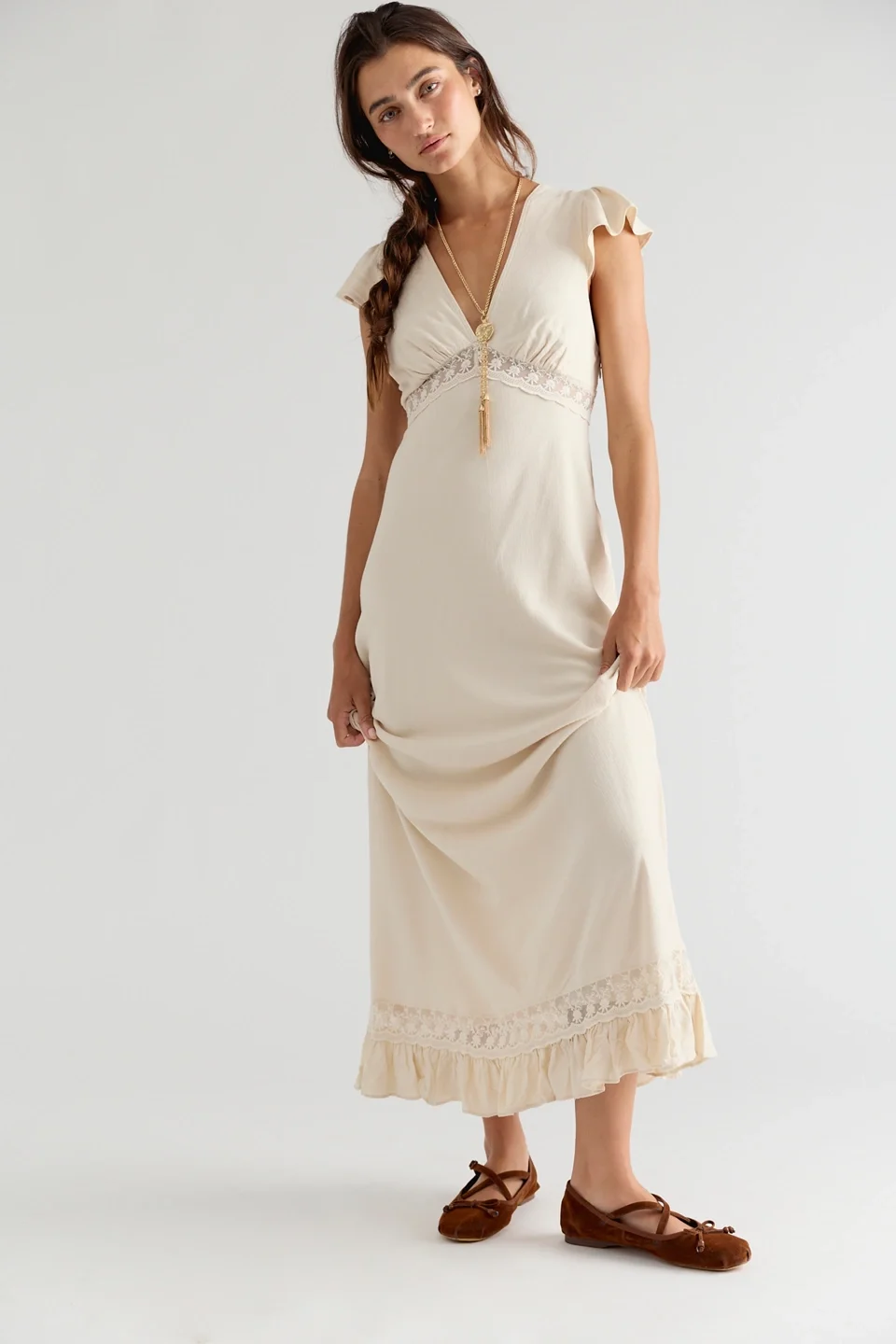 Eternal Soul Solid Maxi Dress - 1
