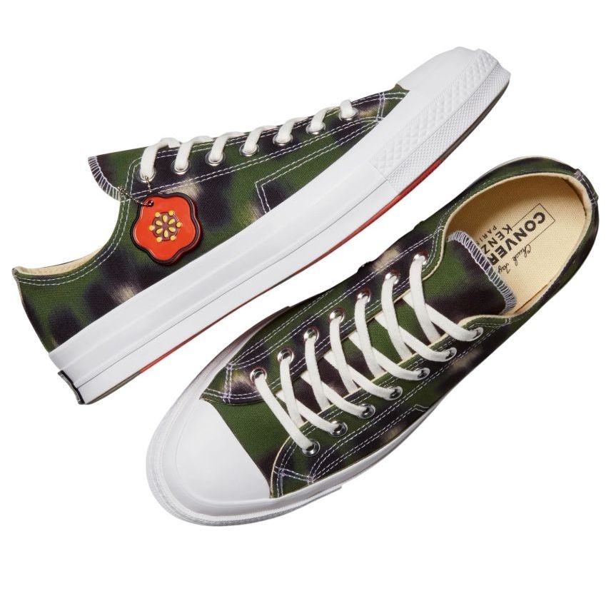 Converse x KENZO Chuck 70 Low 'Hana Leopard Cypress' A16291C - 3