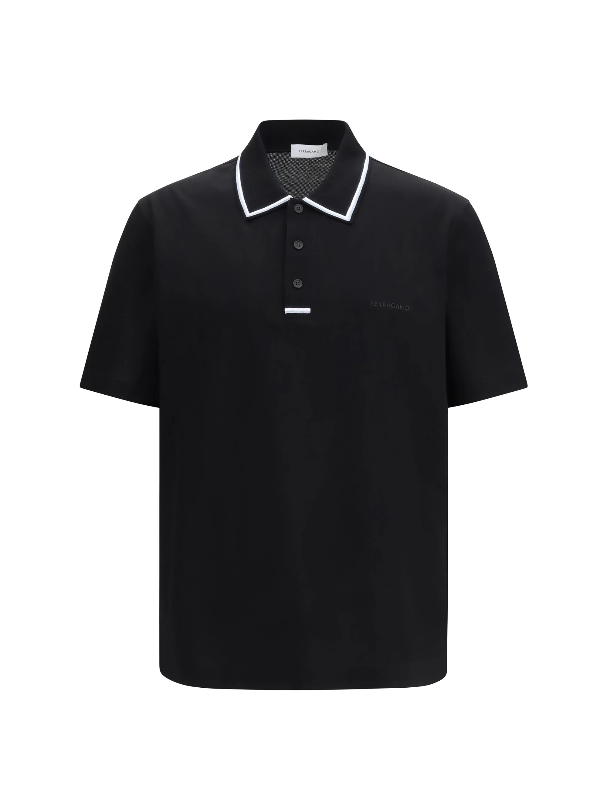 Ferragamo Stripe-detail Polo Shirt - 1