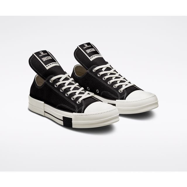 DRKSHDW x Converse black DRKSTAR sneakers - 5
