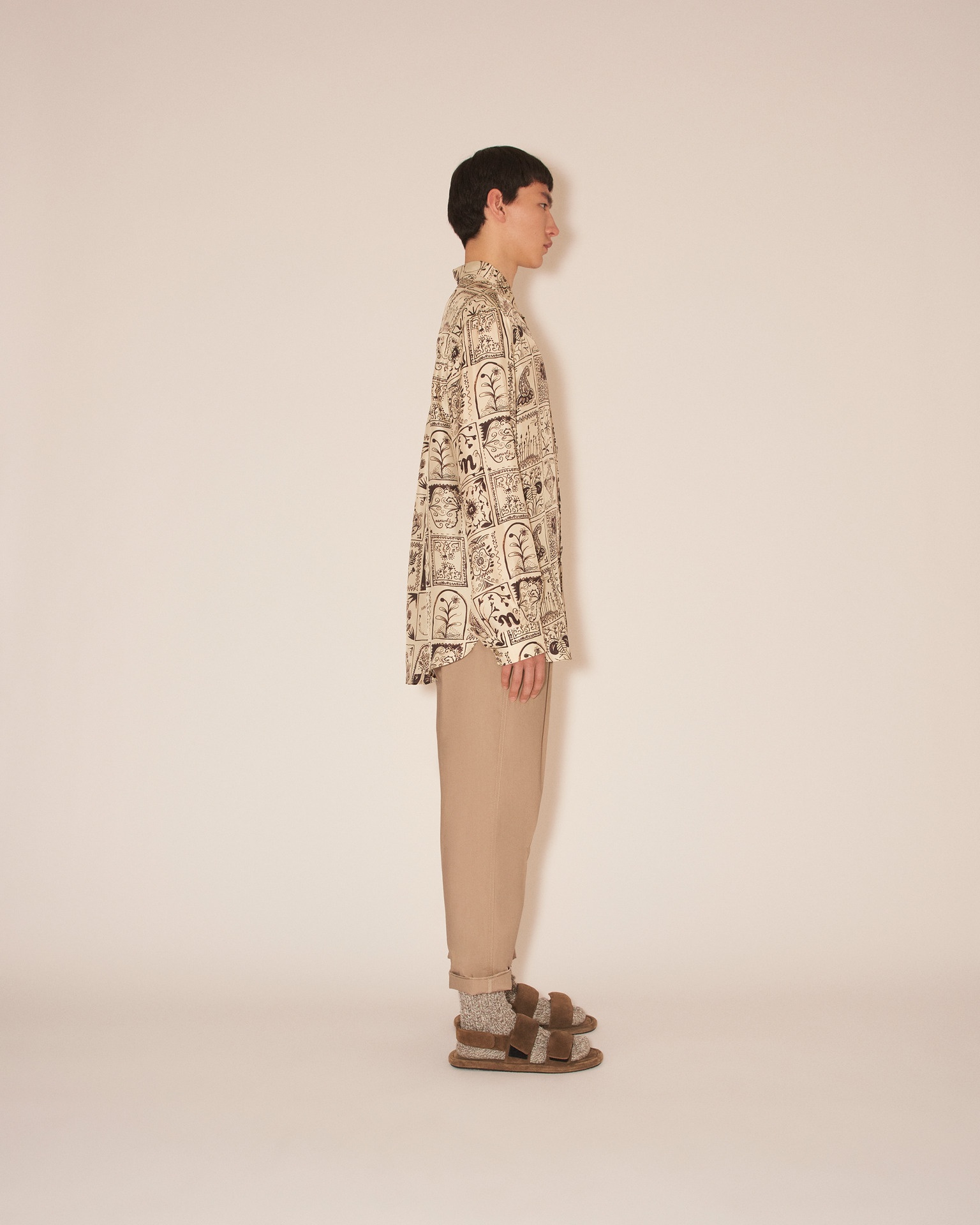 JARI - Laser cut shirt - Creme - 3