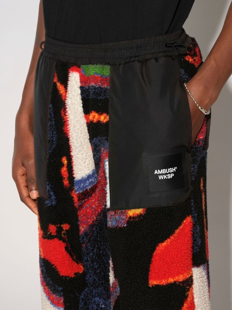 TEDDY JACQUARD SWEATPANTS - 6