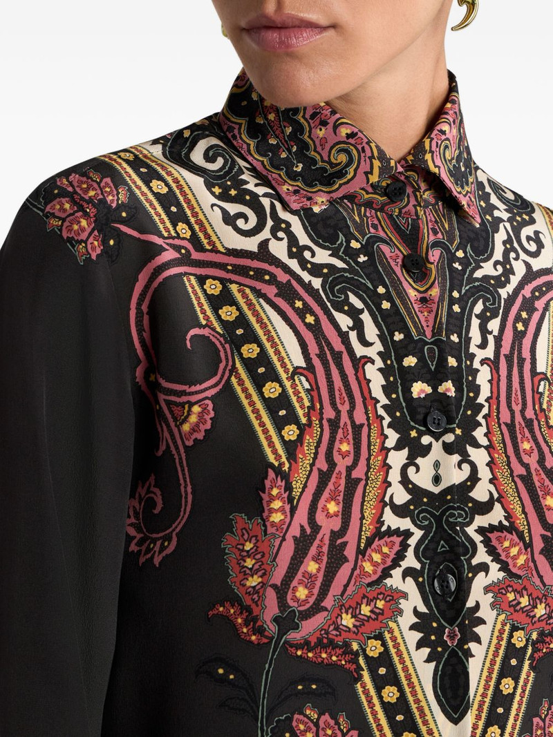 paisley-print silk shirt 4