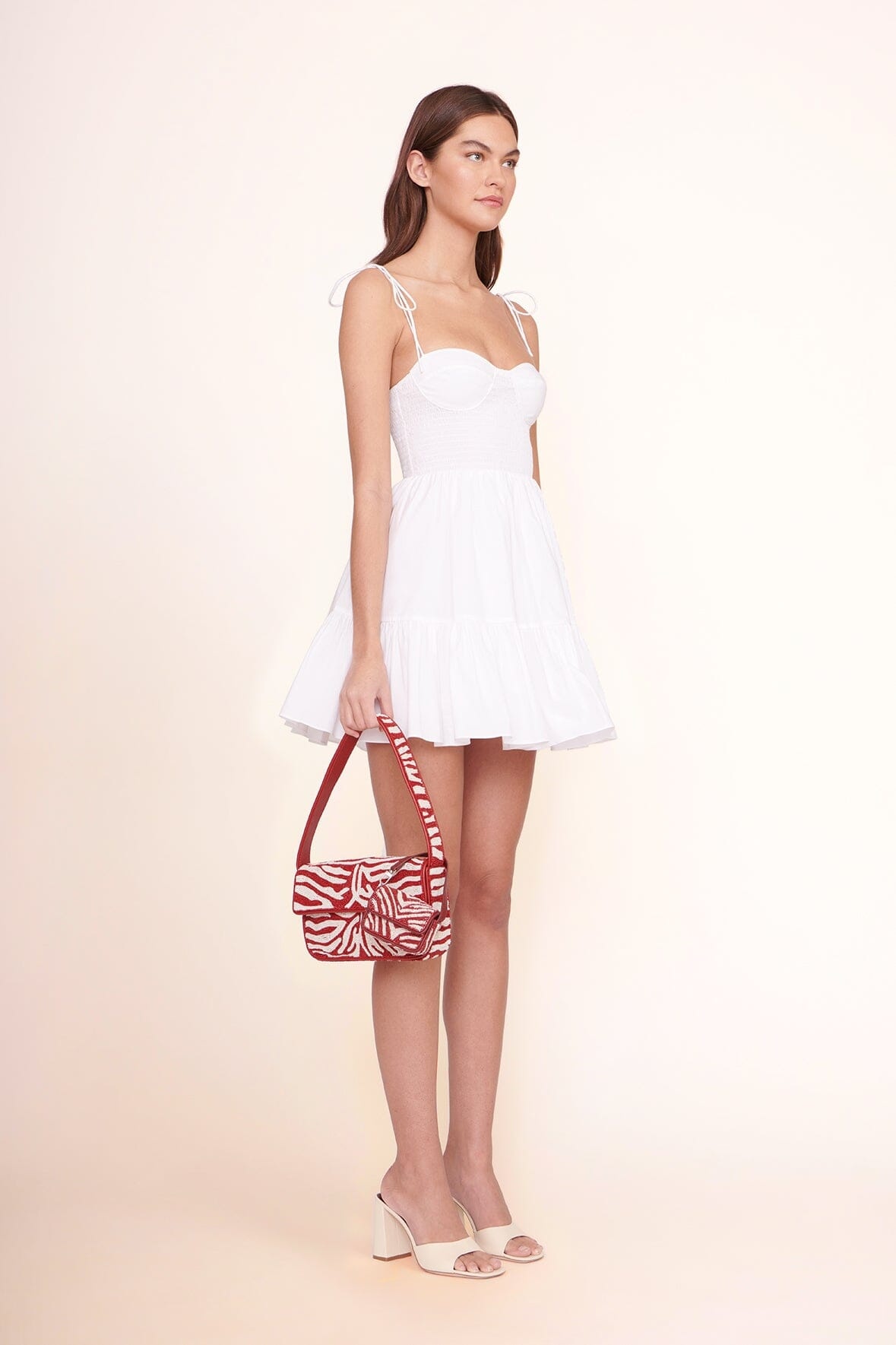 TOMMY BEADED BAG | SCARLET WHITE - 9