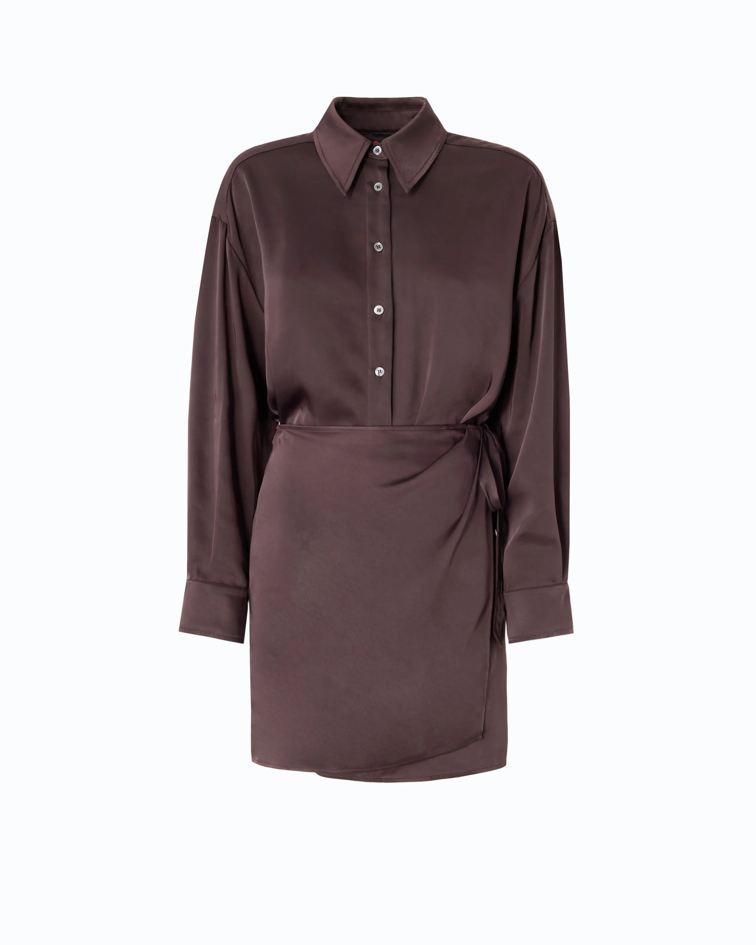 MINI DRESS WITH BUTTON FASTENING - 1
