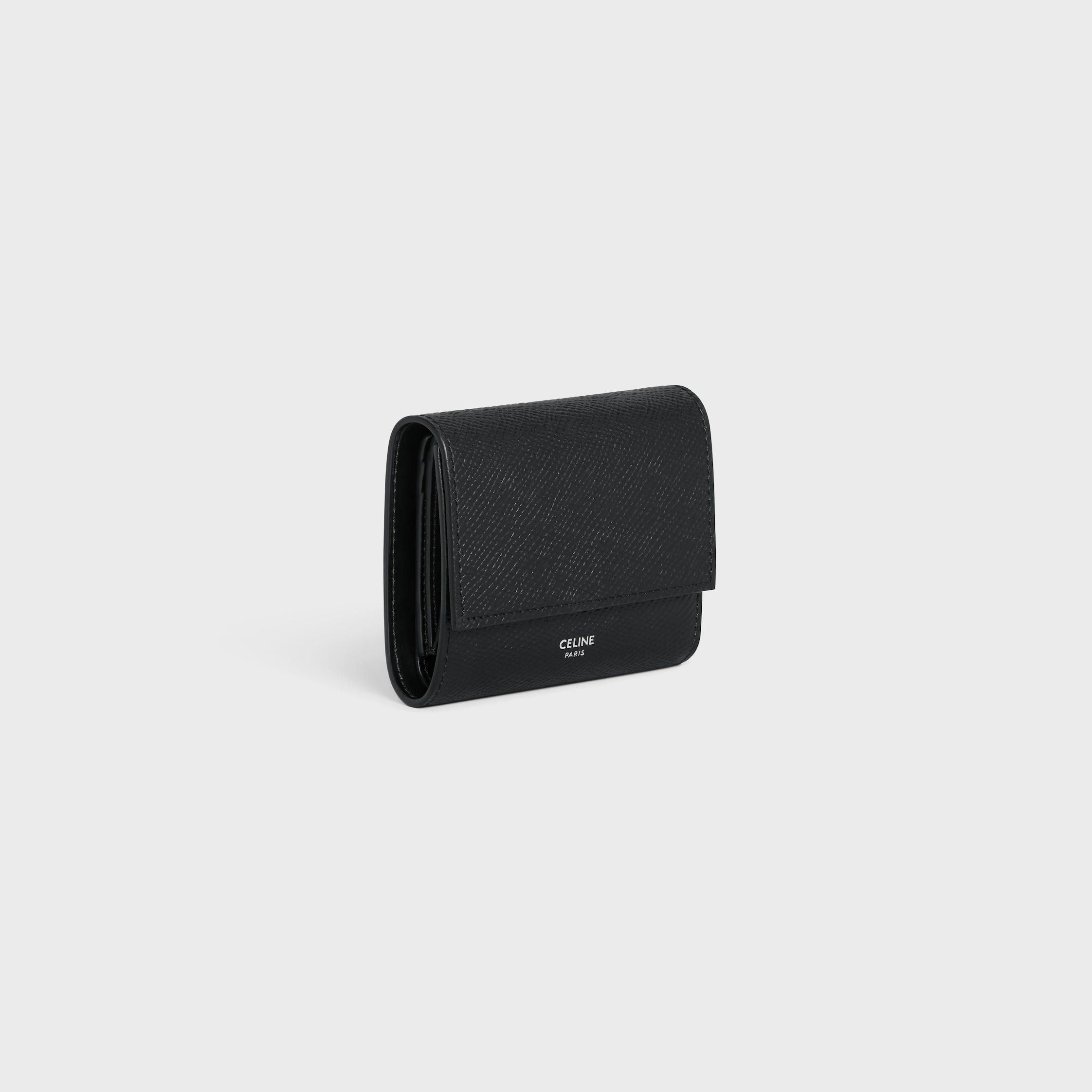 Small trifold wallet in Grained calfskin - 2
