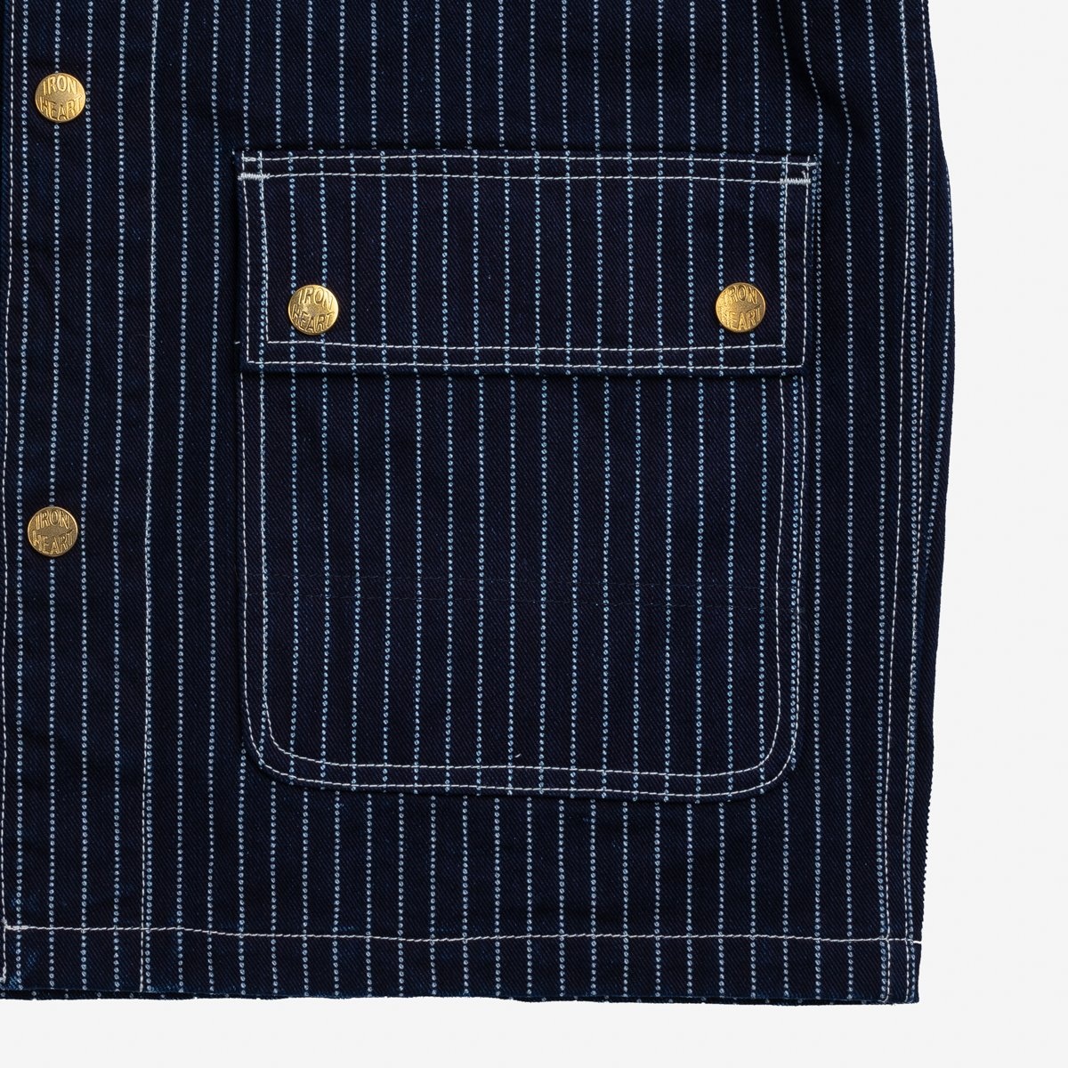 IHJ-120-IND 12oz Wabash Chore Jacket - Indigo - 13