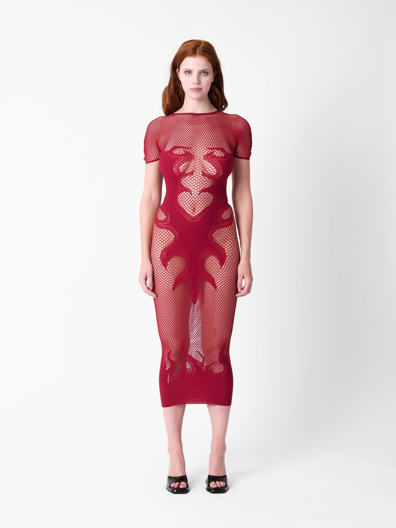 POSTER GIRL PEACHY DRESS RED outlook