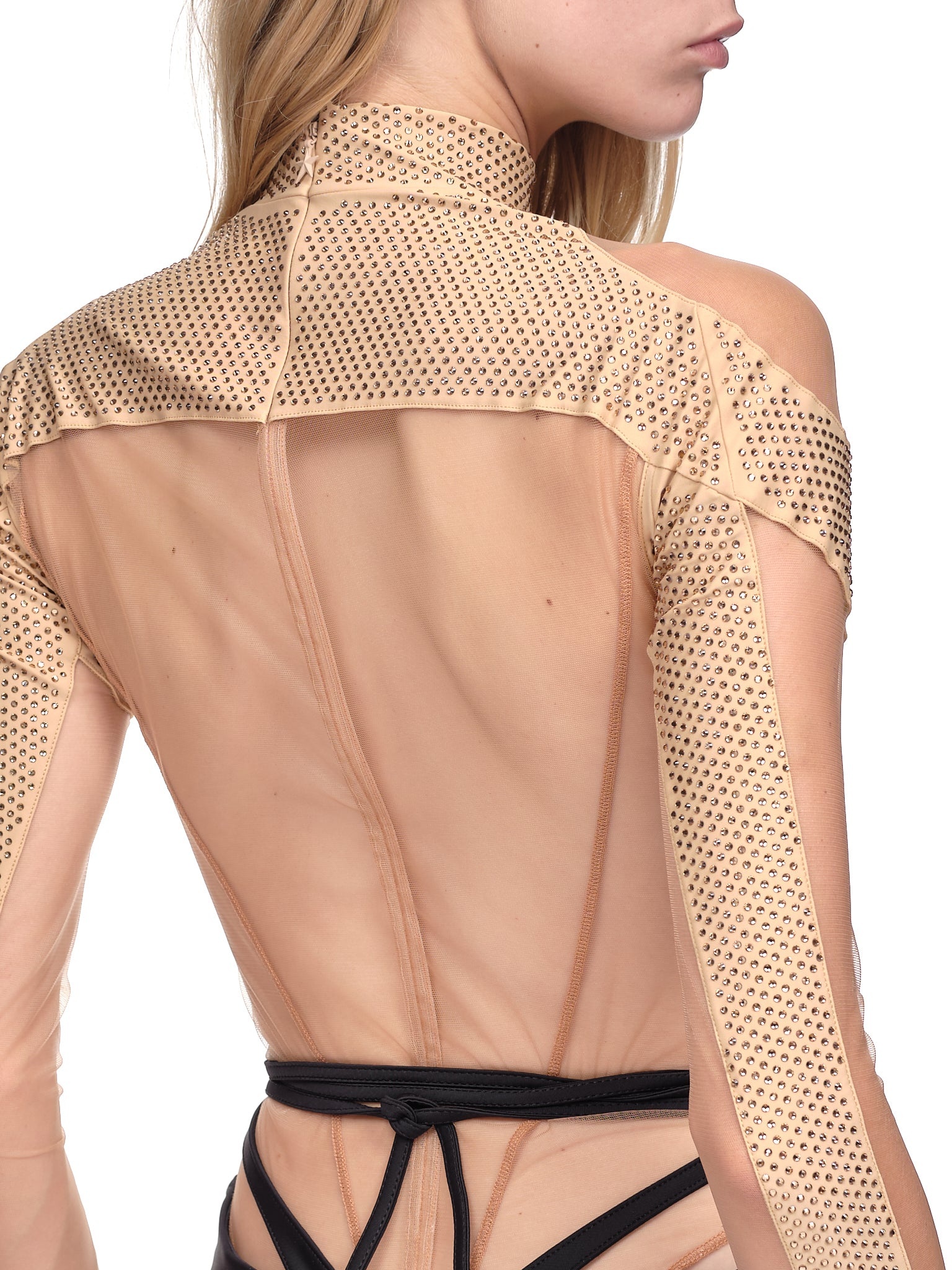 Illusion Neckline Bodysuit - 5
