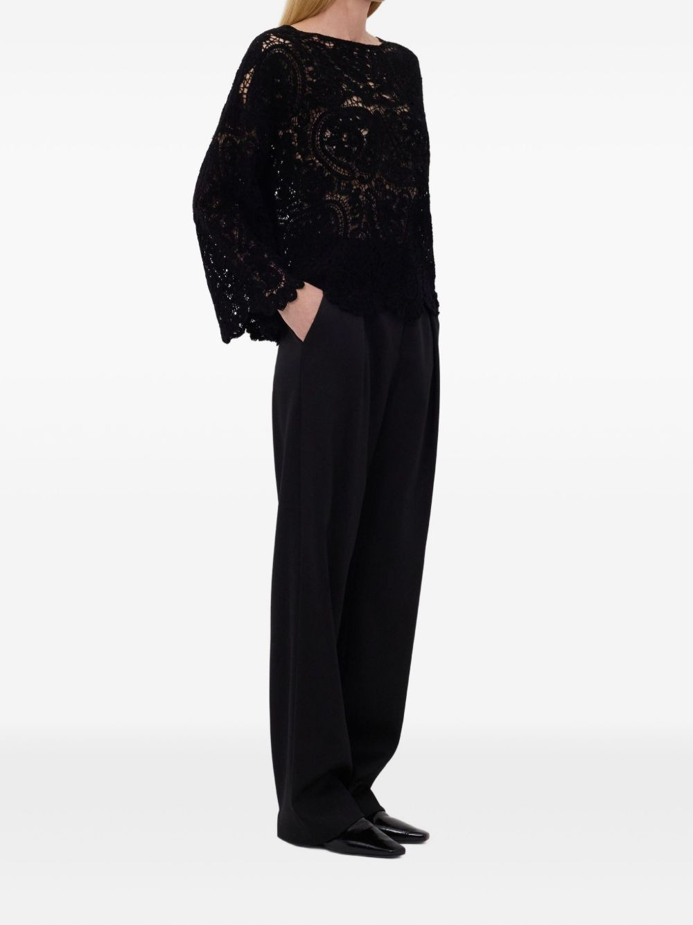 crochet lace sweater - 2