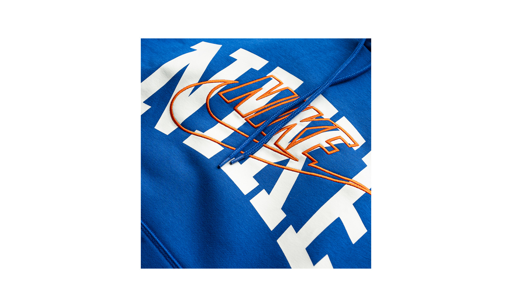 Club Fleece Men's Pullover Hoodie Mens Style "Game Royal/Safety Orange" - 2