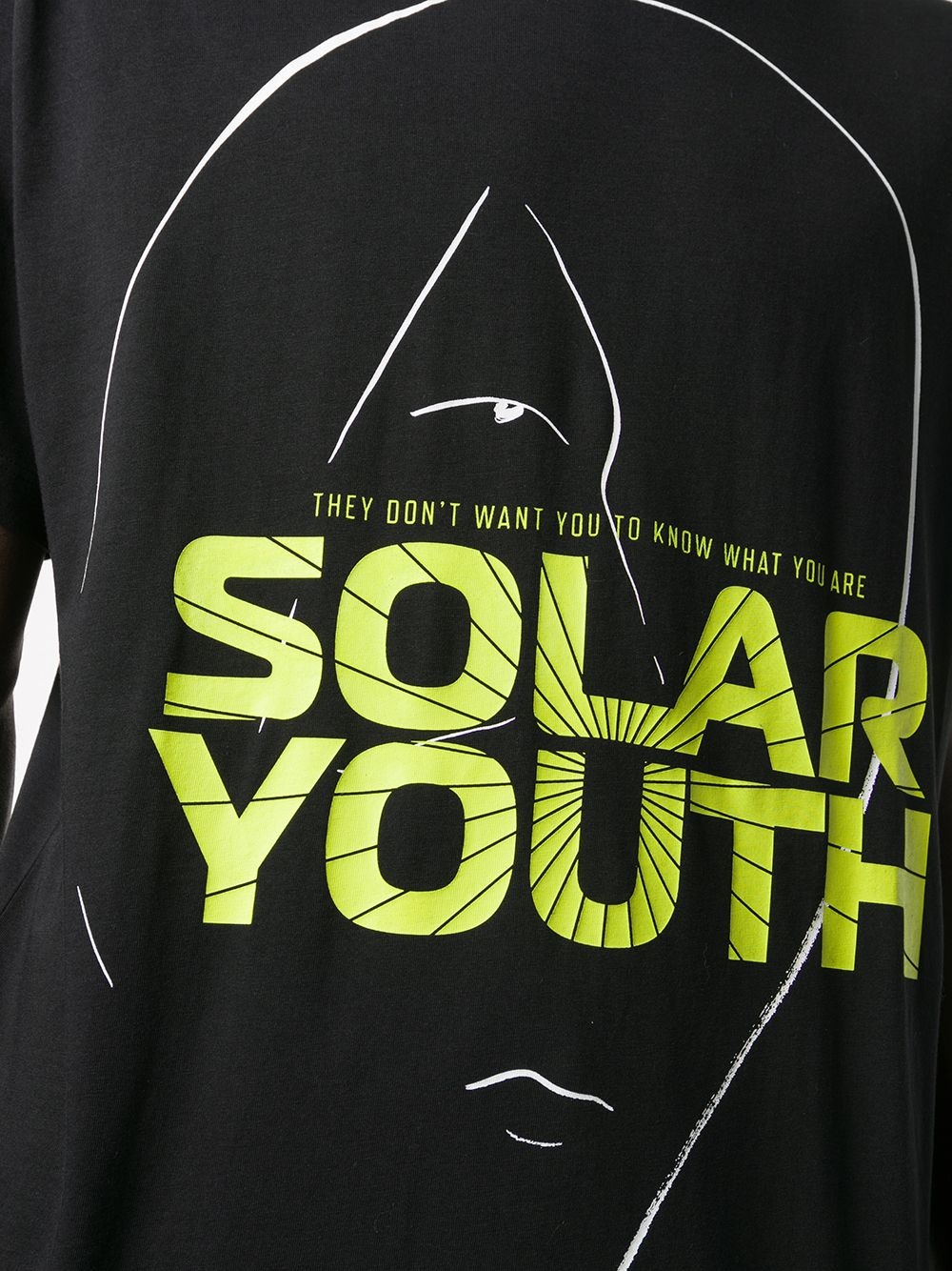 Solar Youth print T-shirt - 5