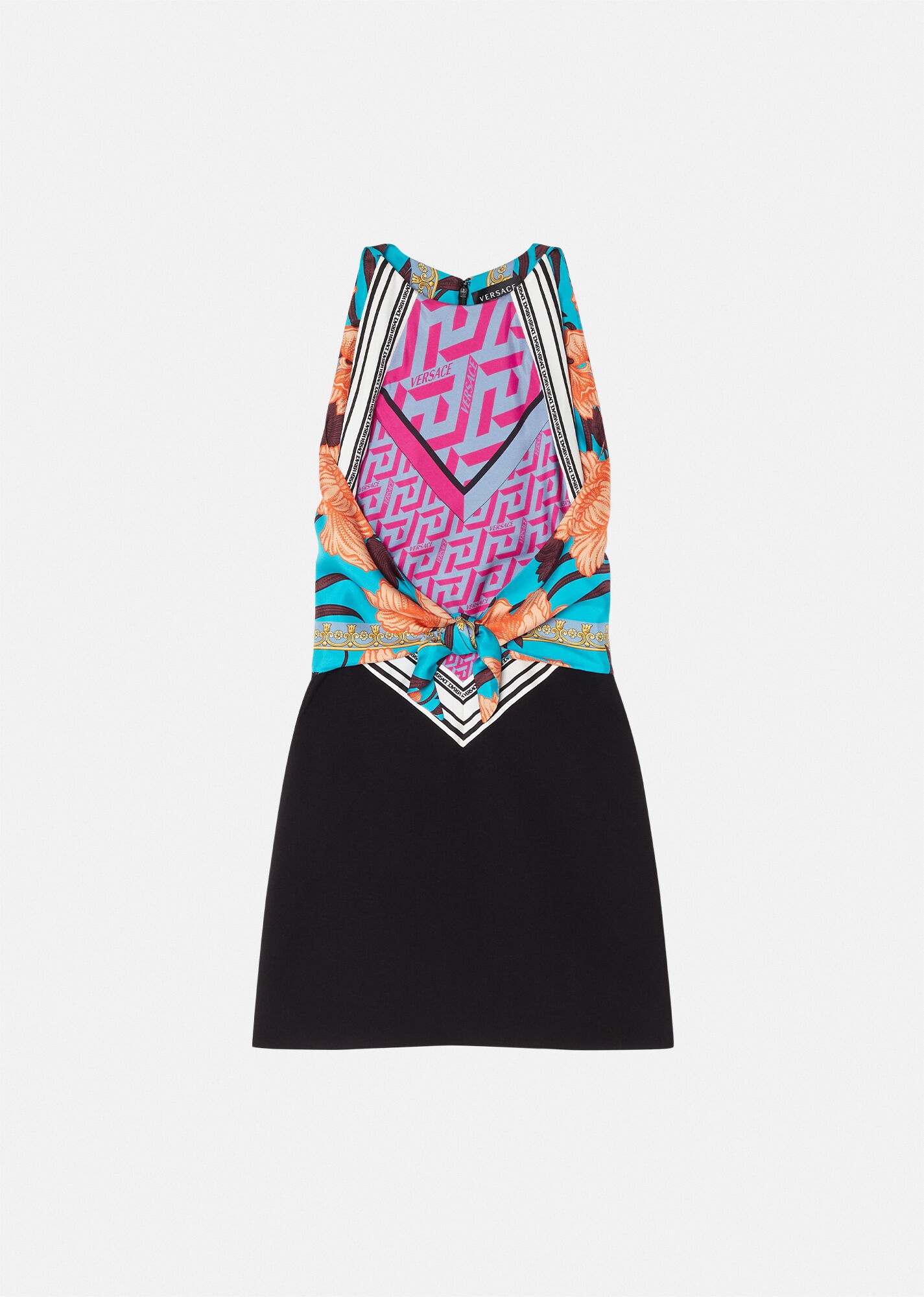 Acid Bouquet Foulard Dress - 1