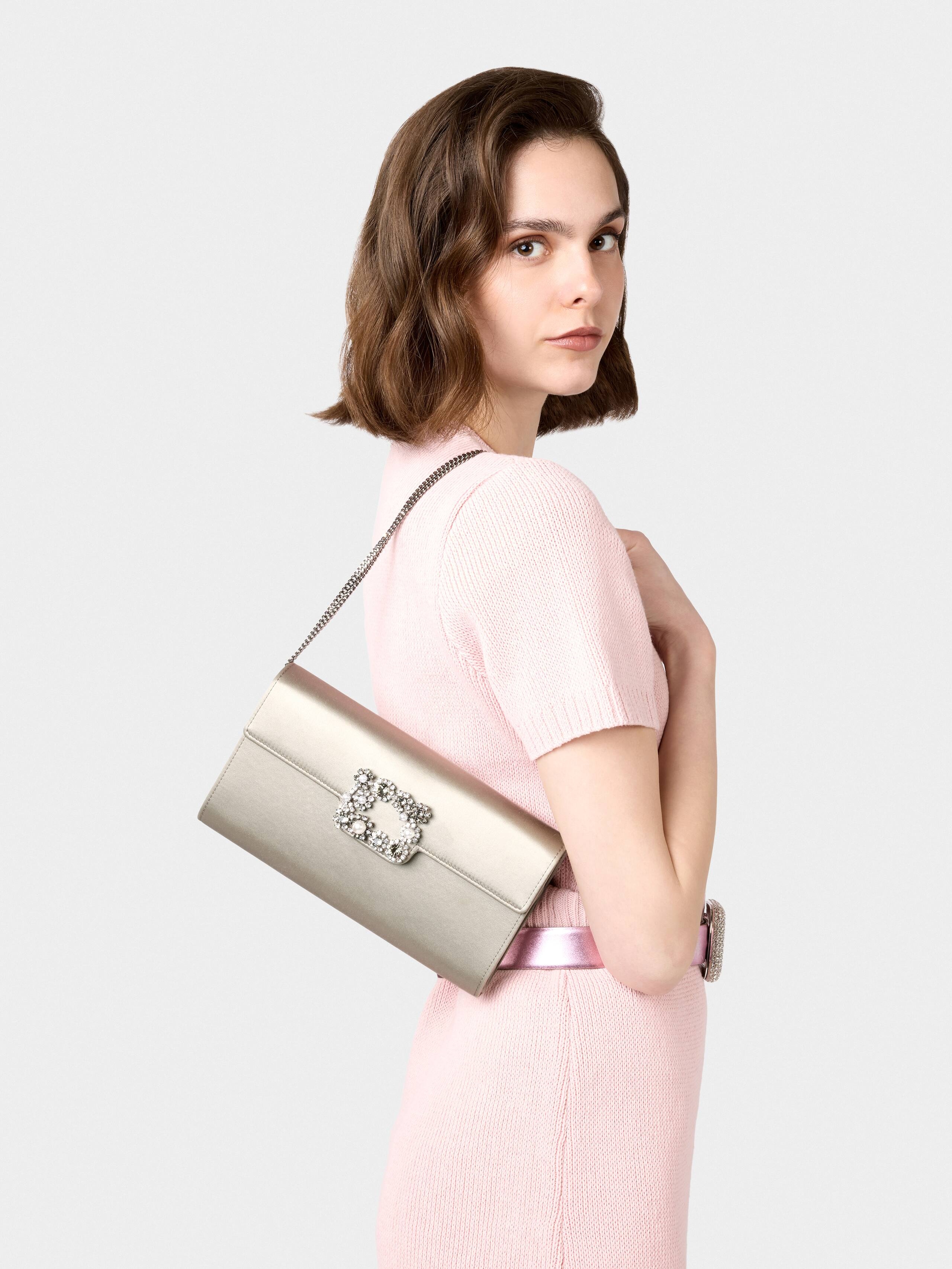 Efflorescence Clutch in satin - 7