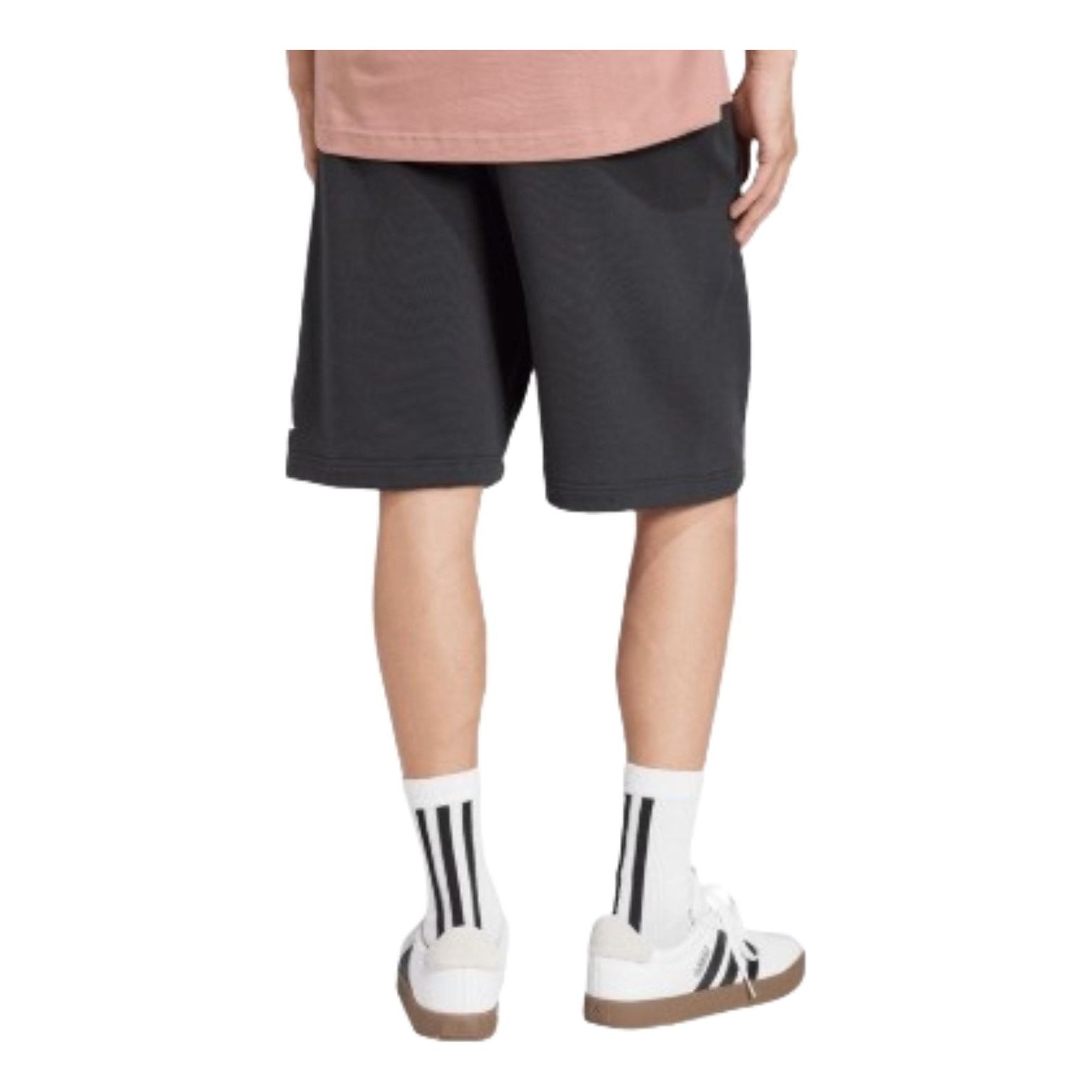 adidas Essentials Large Logo French Terry Shorts 'Black' JE8956 - 3