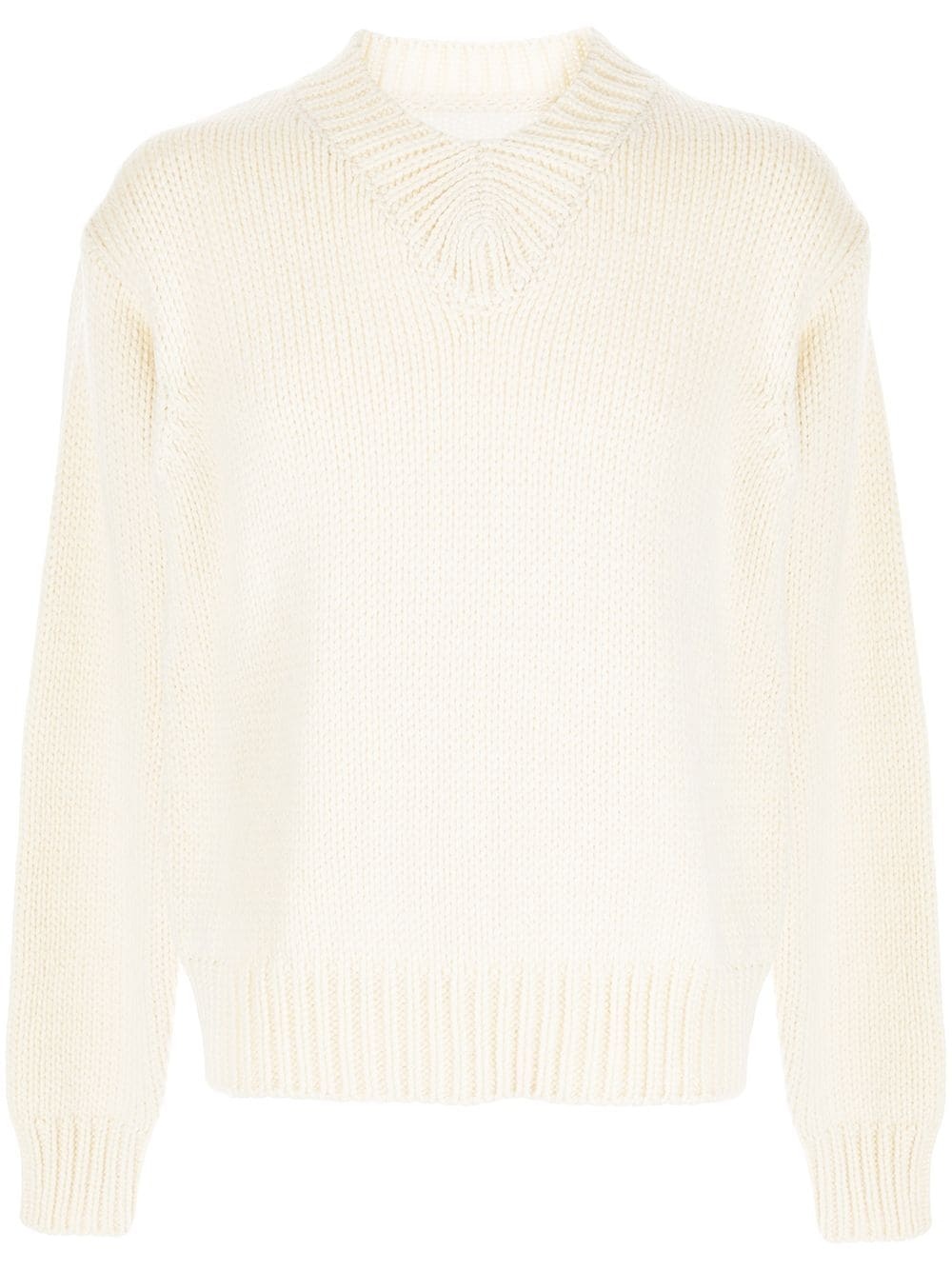 chunky wool knit jumper - 1