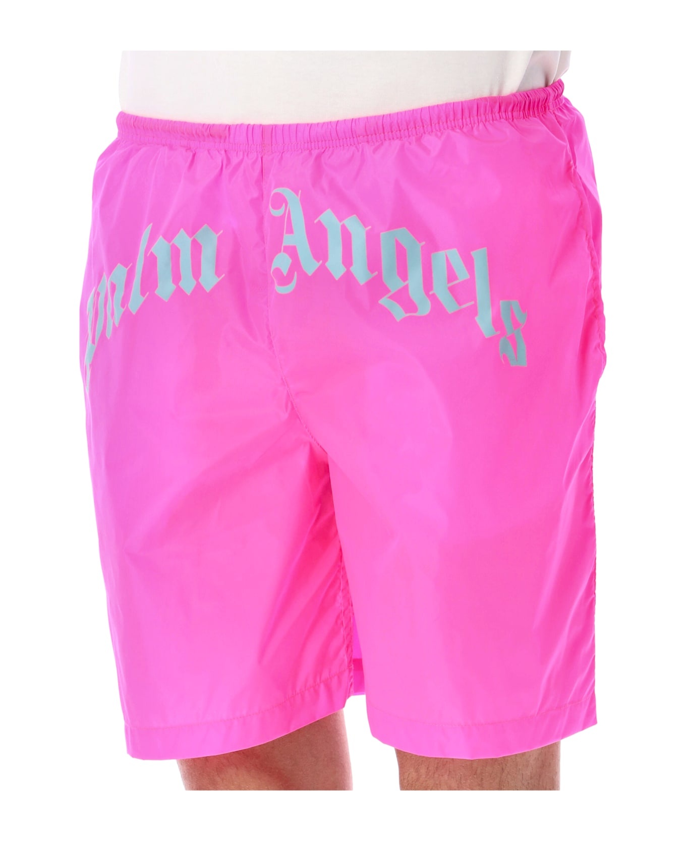 Curved Logo Swim Shorts - 3