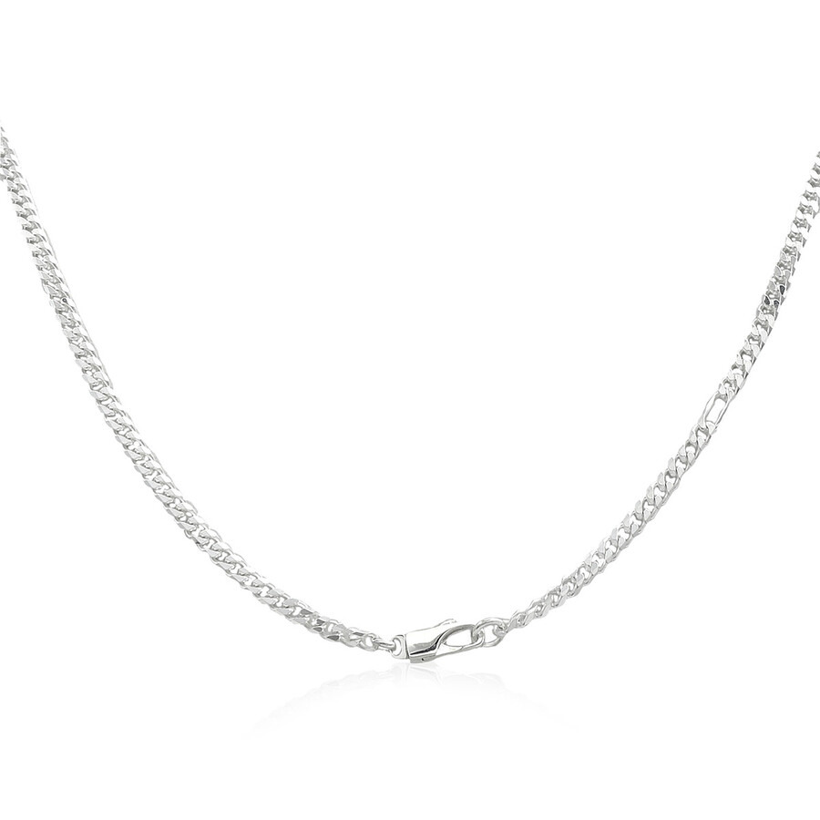 Gucci Sterling Silver Diagonal Interlocking G Necklace - 3