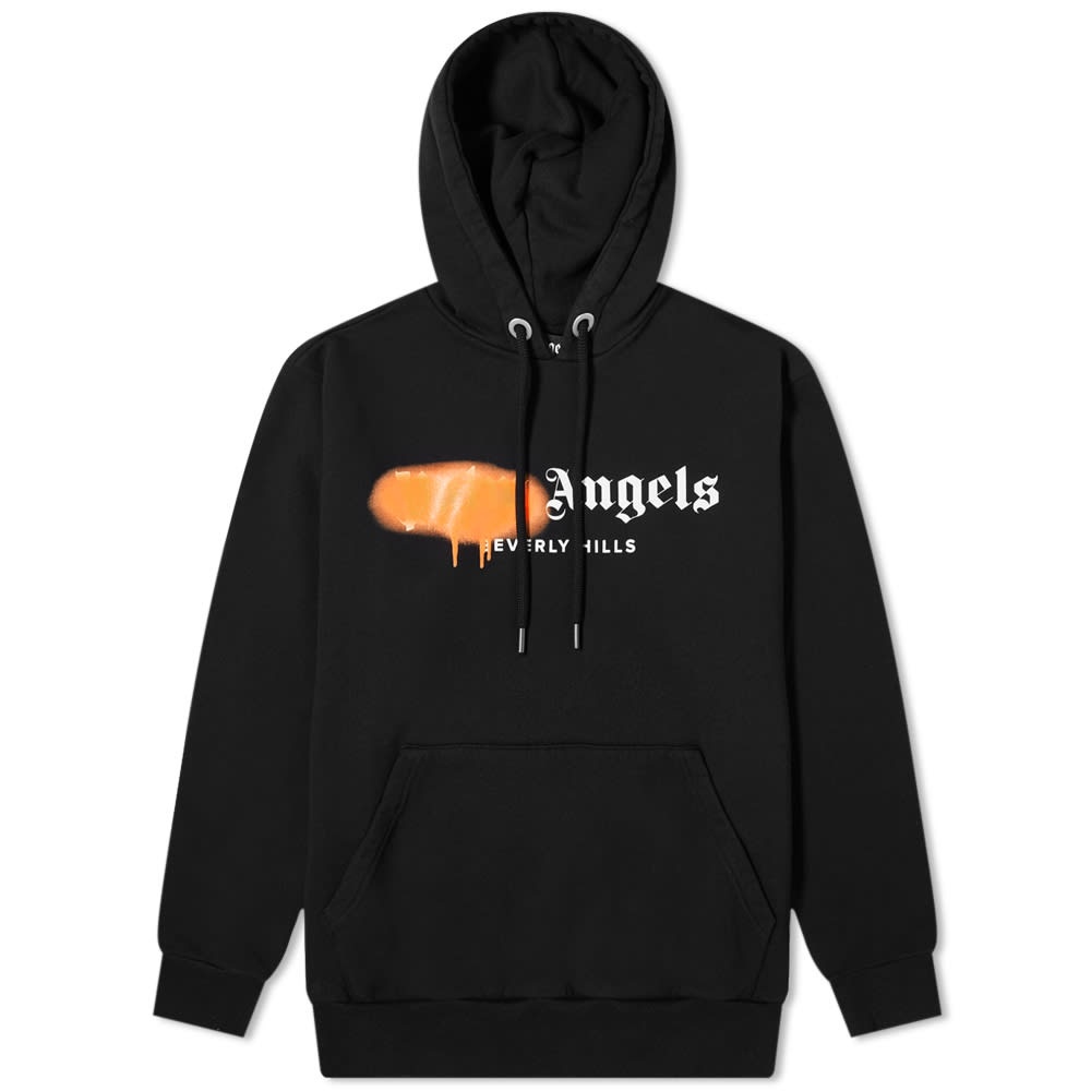 Palm Angels Beverly Hills Sprayed Logo Hoody - 1