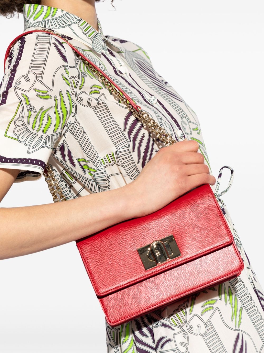 mini Ballerina leather crossbody bag - 2