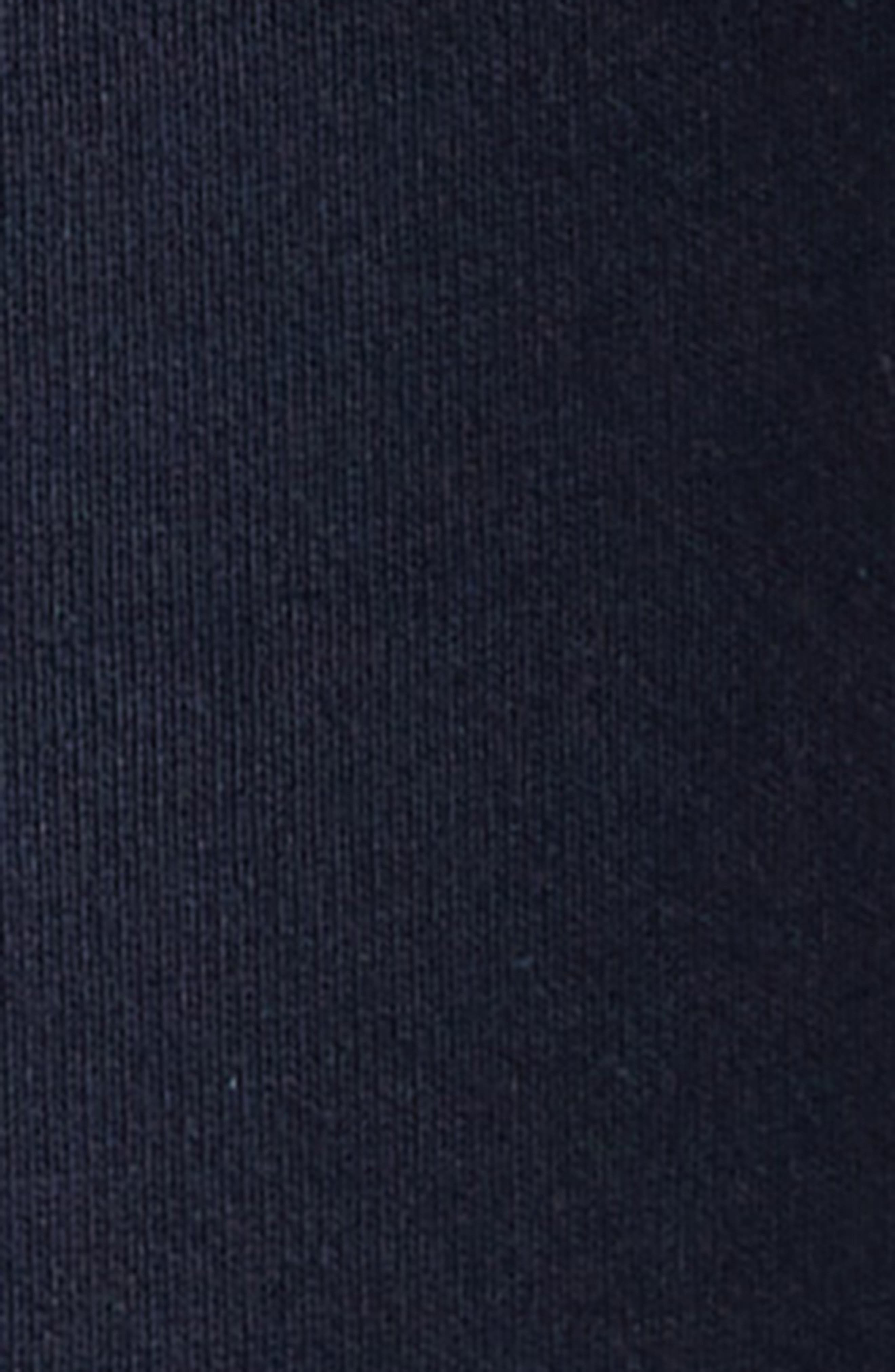 Thom Browne 4-Bar Stripe Funnel Neck Half Zip Sweatshirt in Navy at Nordstrom - 7