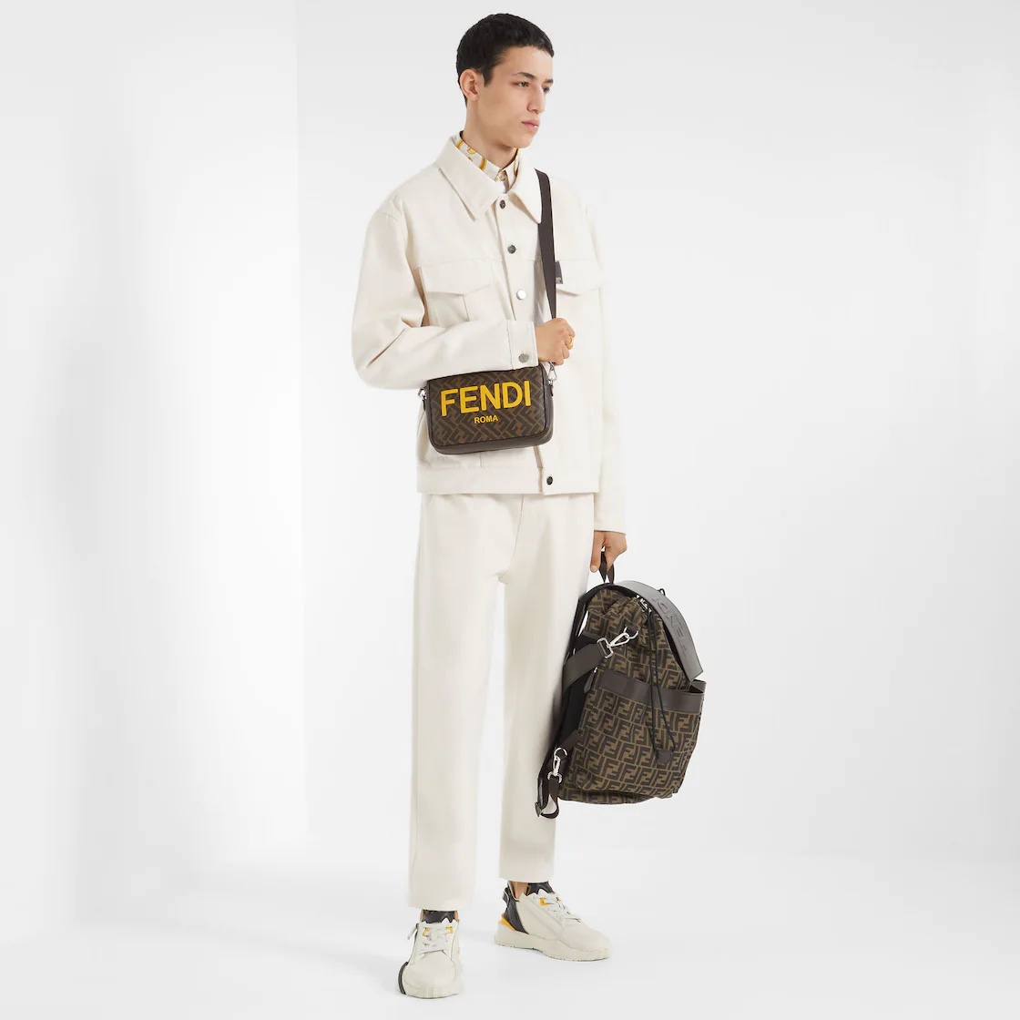 Fendace white cotton shirt - 4