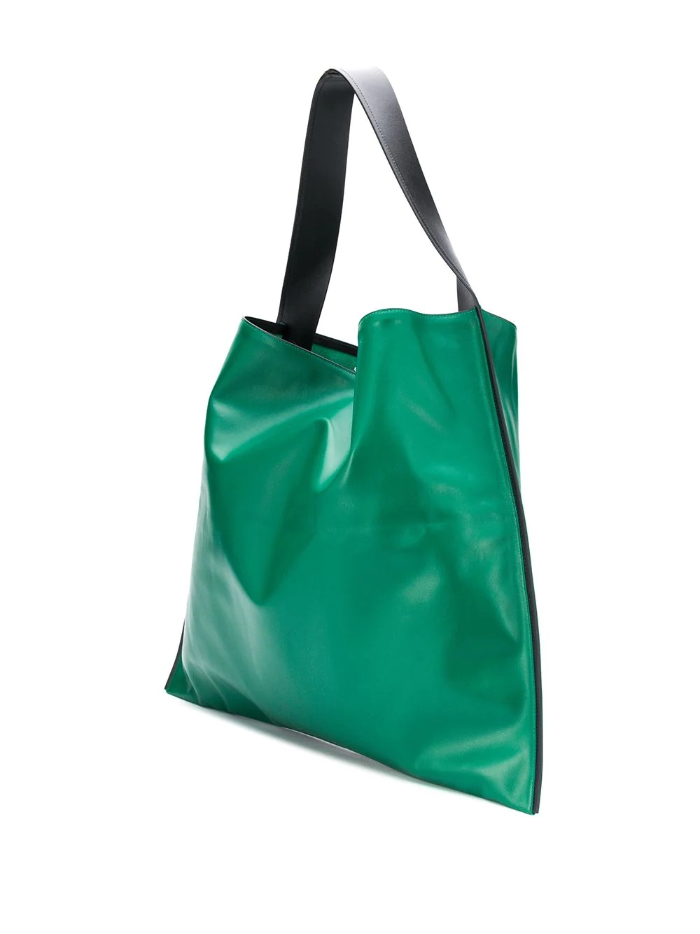 contrast trim tote bag - 3