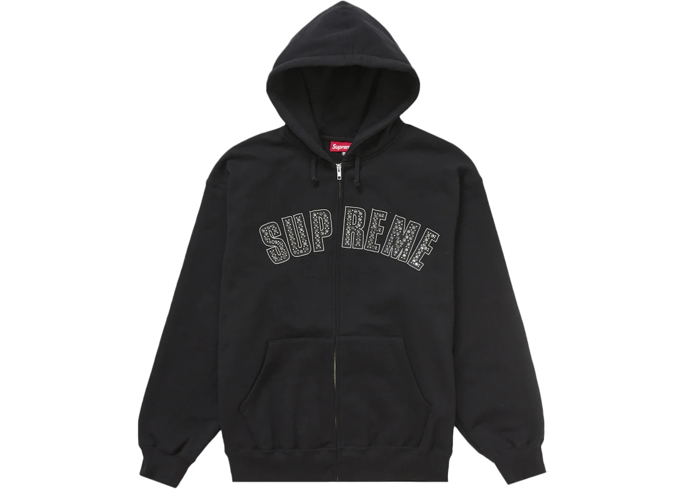 Supreme b.b. Simon Zip Up Hooded Sweatshirt Black - 1
