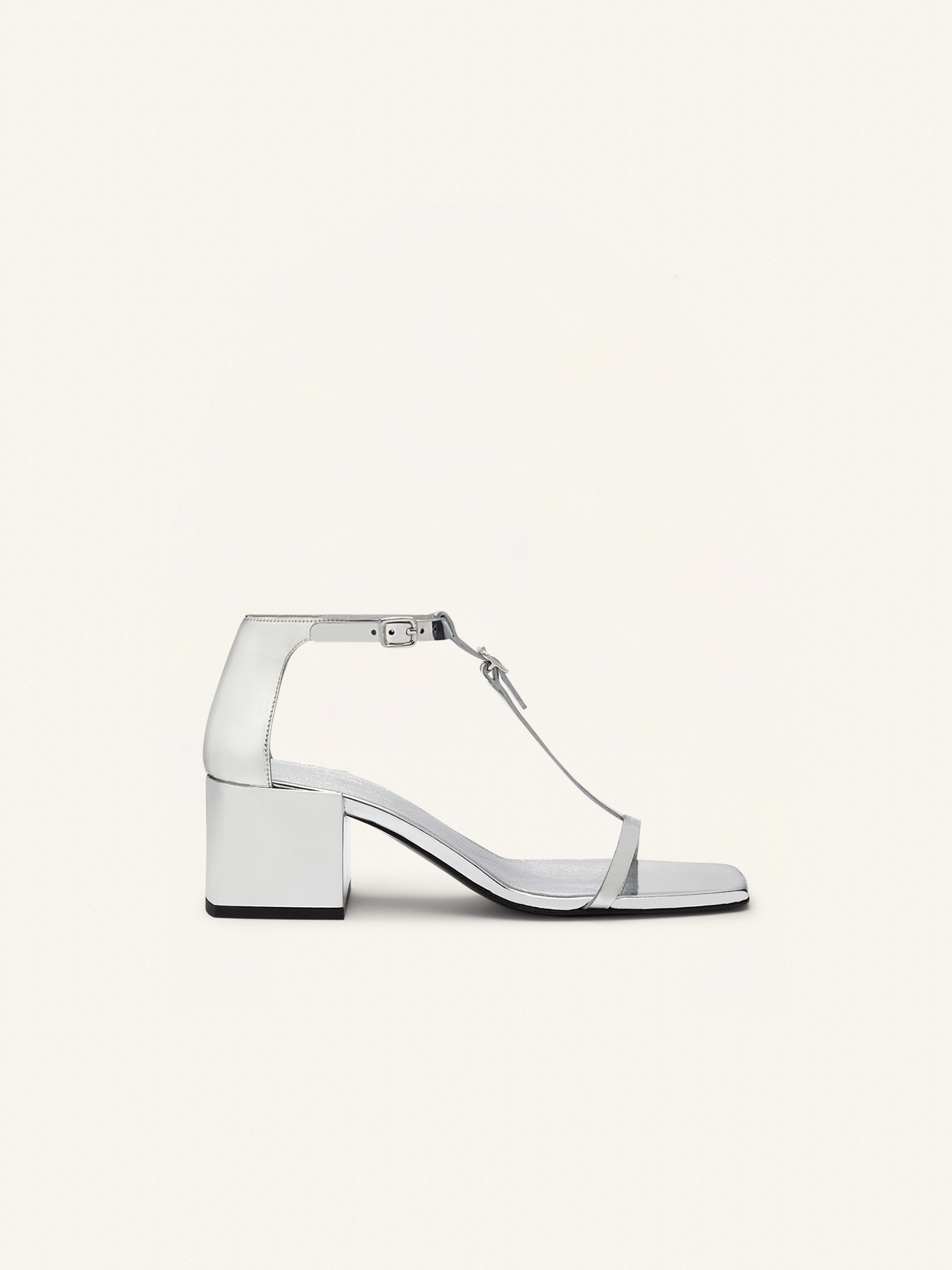MIRROR EFFECT SANDALS - 1