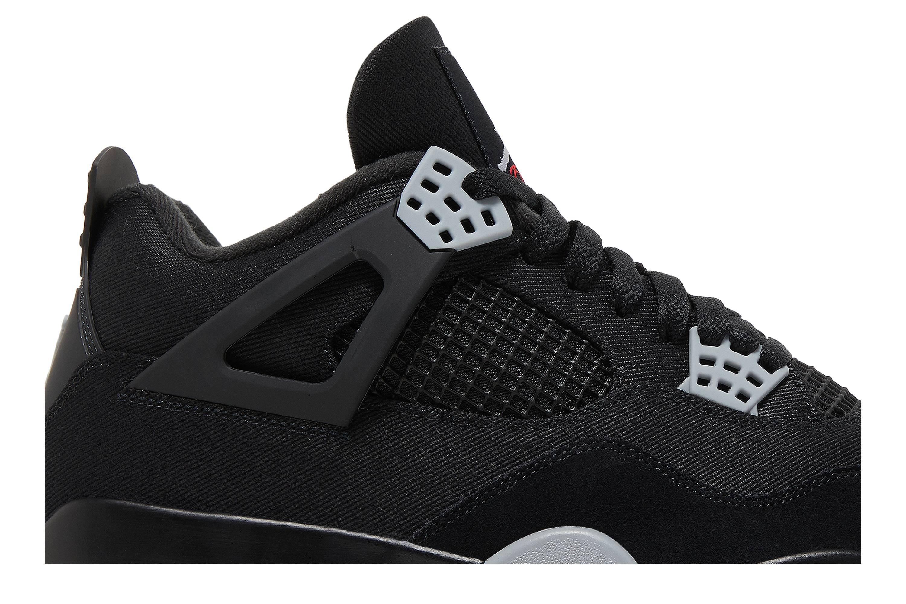 Air Jordan 4 Retro 'Black Canvas' - 2
