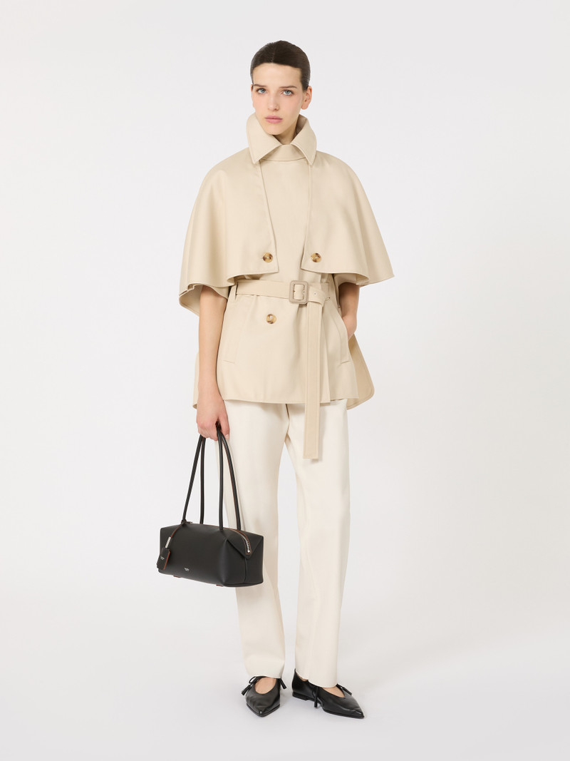 Max Mara SIGFRID Water-repellent gabardine cloak outlook