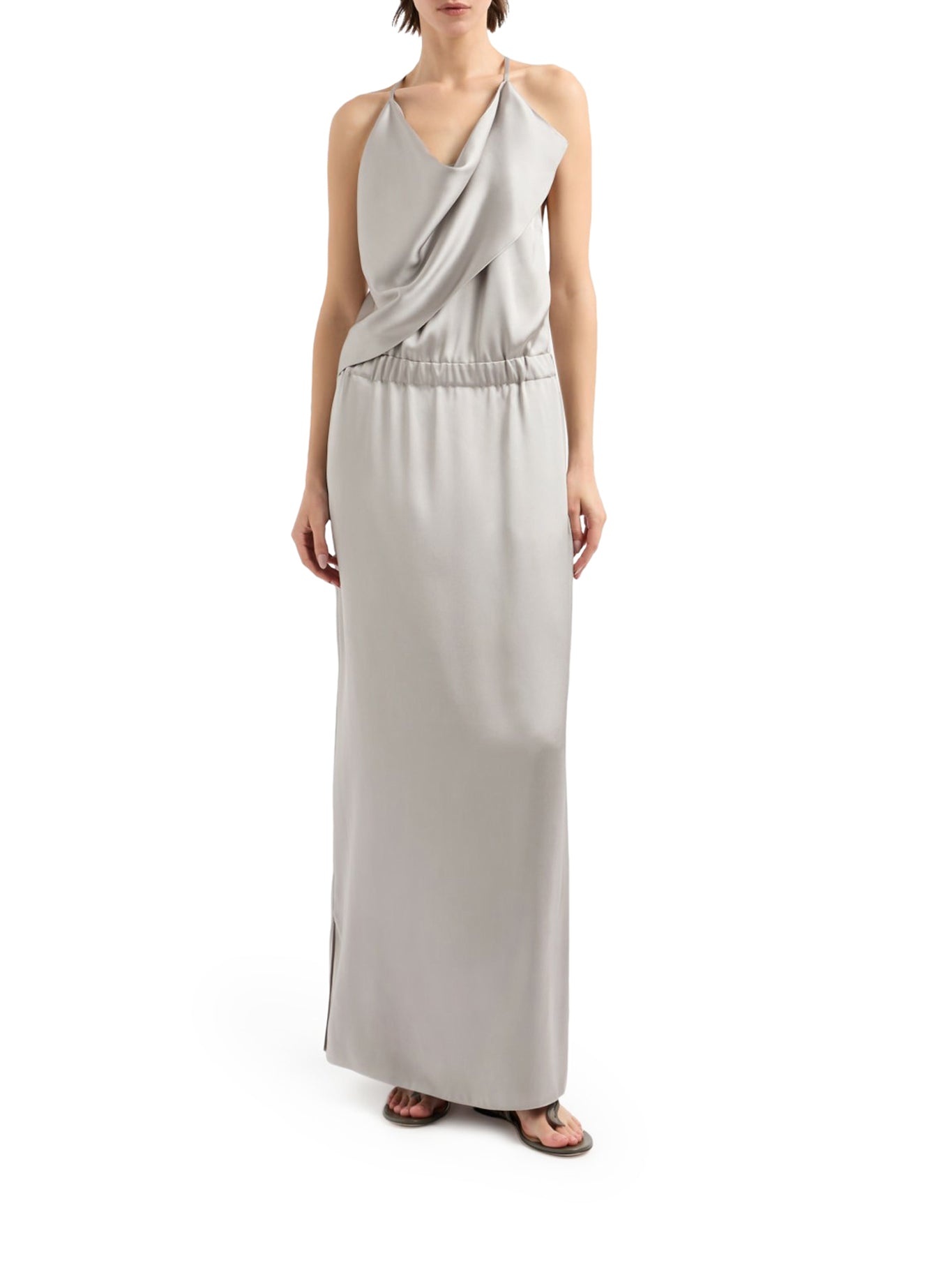 GIORGIO ARMANI LONG SILK DRESS | suitnegozi | REVERSIBLE