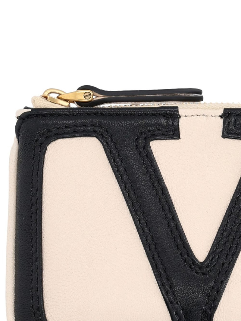 Valentino logo zip wallet outlook