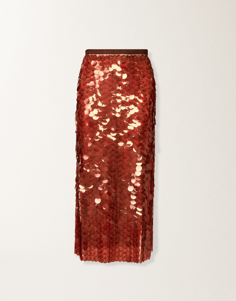 Skirt in printed sequin tulle 1