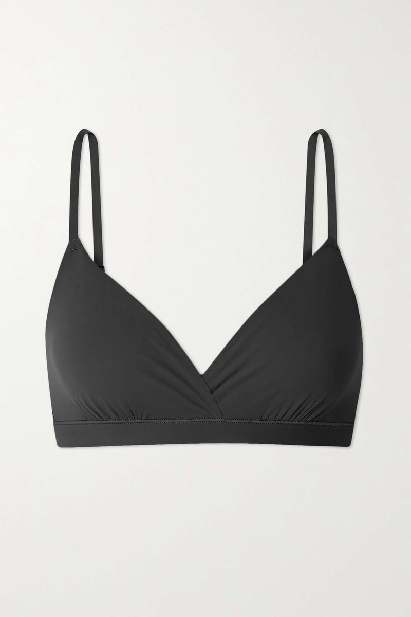 Fits Everybody wrap-effect triangle bralette - Sienna - 1