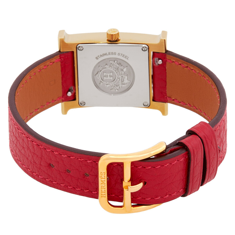 Hermes Heure H Quartz White Dial Ladies Watch 040887WW00 - 3