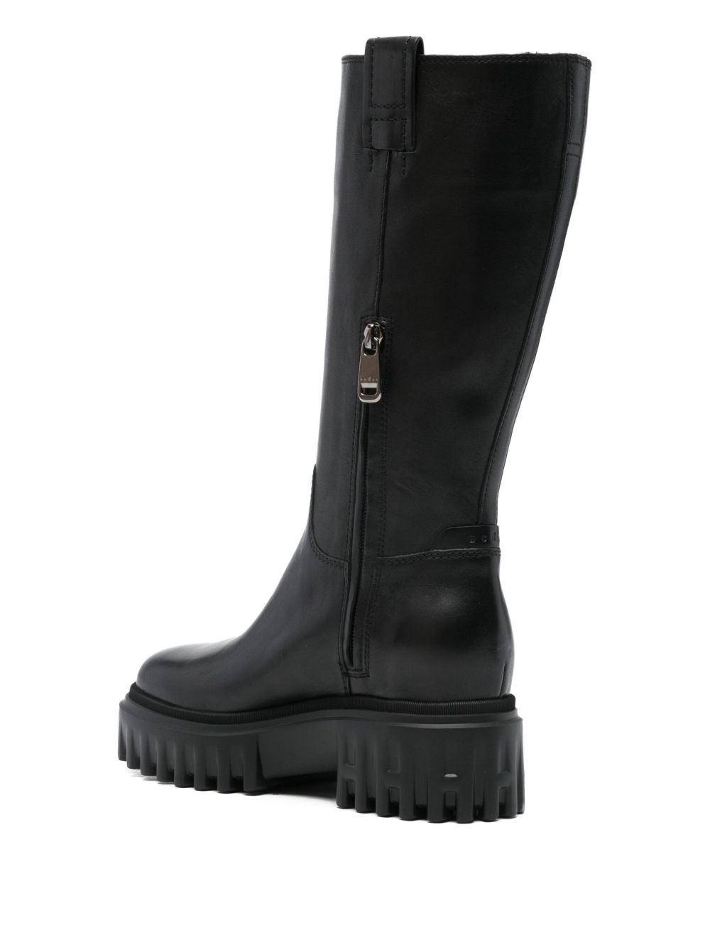 leather mid-calf boots - 3