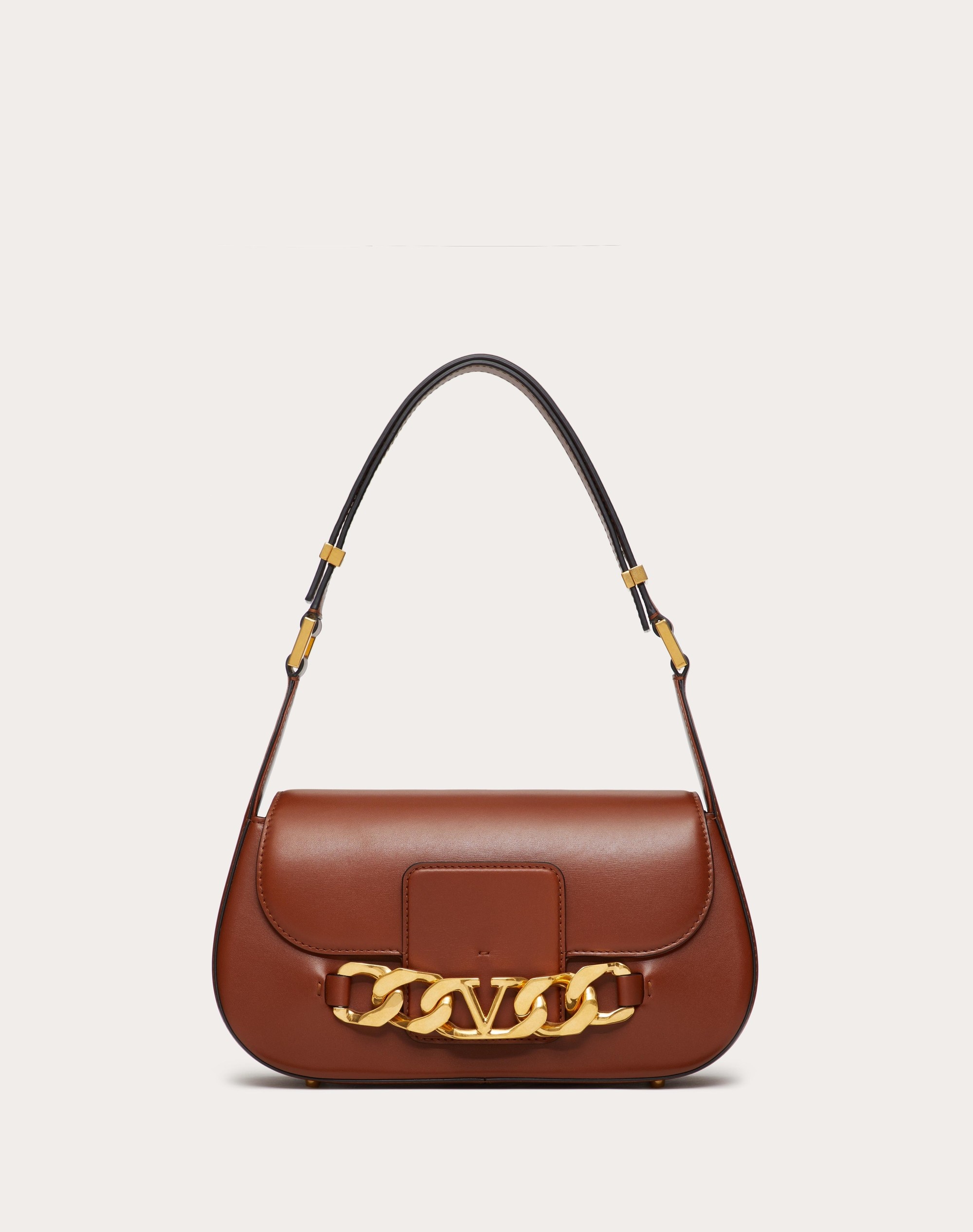 VLOGO CHAIN SHOULDER BAG IN CALFSKIN - 1