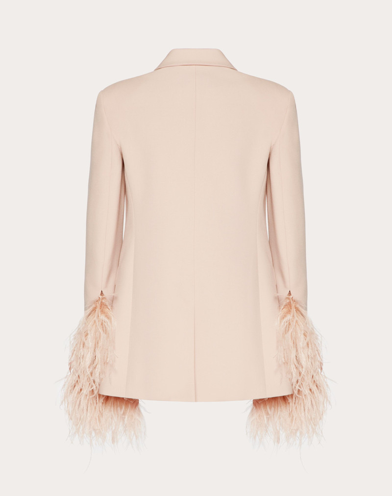 Valentino DRY TAILORING WOOL EMBROIDERED BLAZER outlook