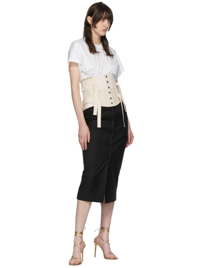 Sportmax Off-White Cotton Corset outlook